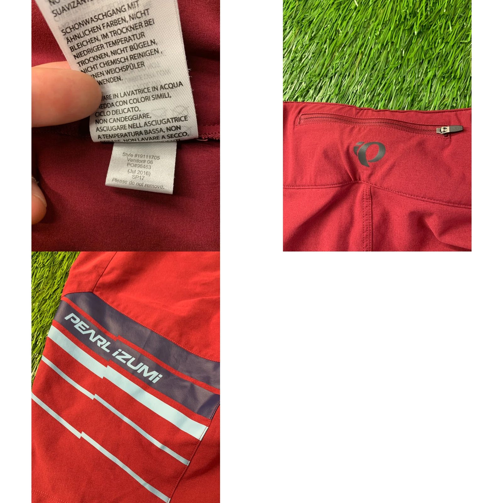 PEARL iZUMi PEARL IZUMI Launch Shorts Women M Vine Travel Activewear 2000s 2010s Mens Womens Boys Girls Size 32" / US 10 / IT 46 - 8 Thumbnail