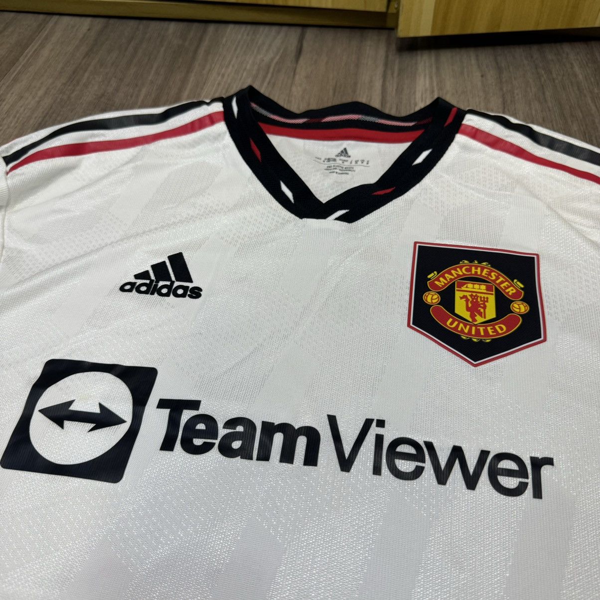 Adidas Manchester united 22/23 player issue away shirt #14 Eriksen Size US M / EU 48-50 / 2 - 3 Thumbnail