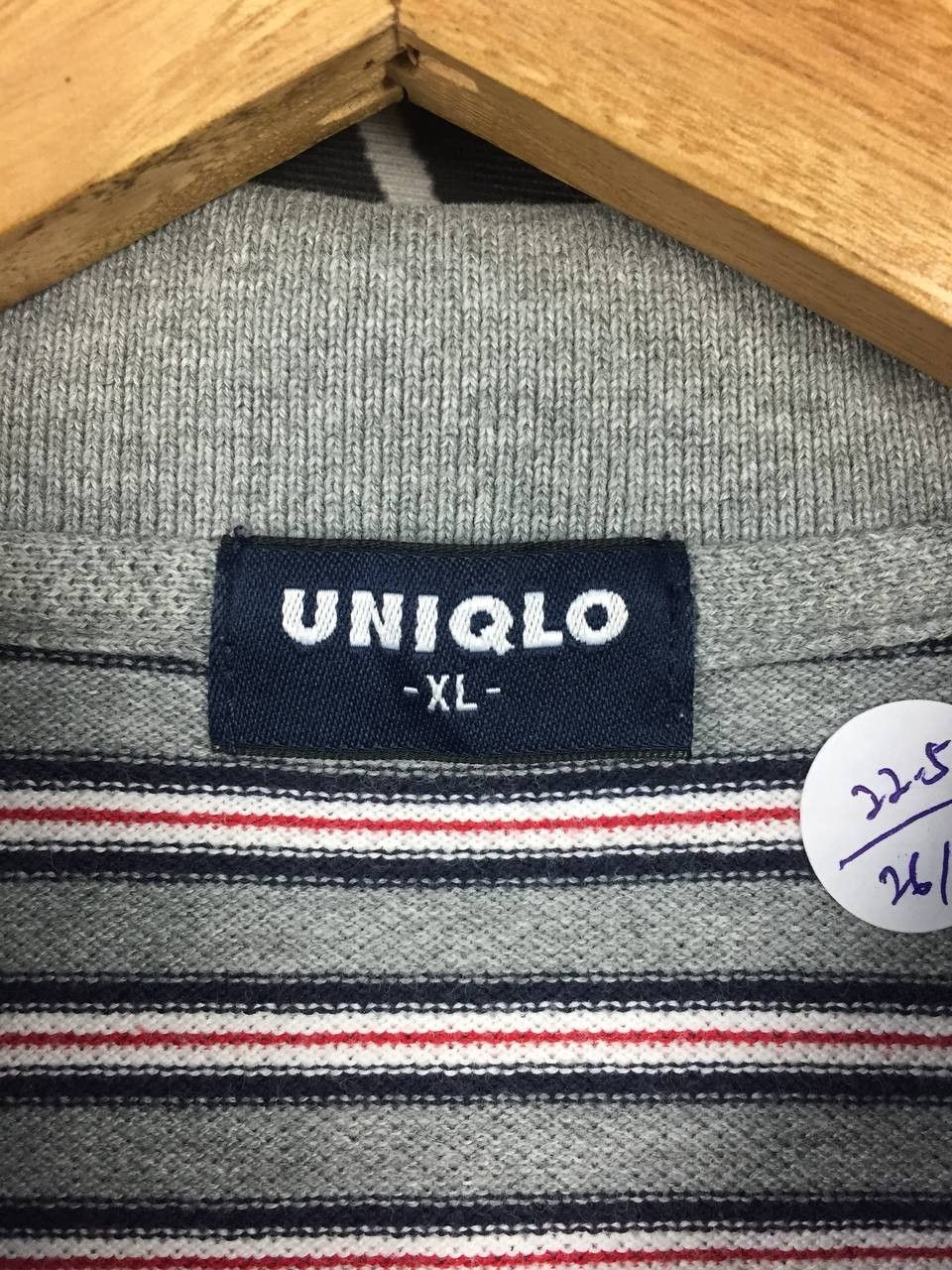 Japanese Brand × Uniqlo Vtg Uniqlo Casual Essential Striped Polo Tee Size US XL / EU 56 / 4 - 6 Thumbnail
