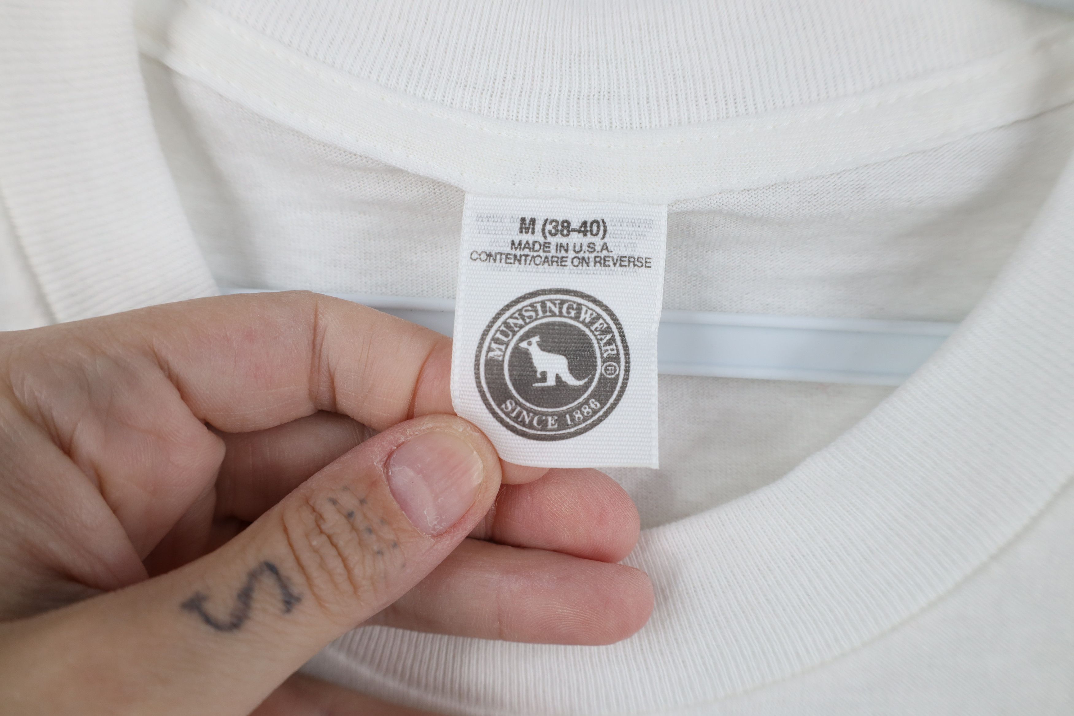 Vintage Vintage 90s Streetwear Cotton Short Sleeve T-Shirt White USA Size US M / EU 48-50 / 2 - 4 Thumbnail