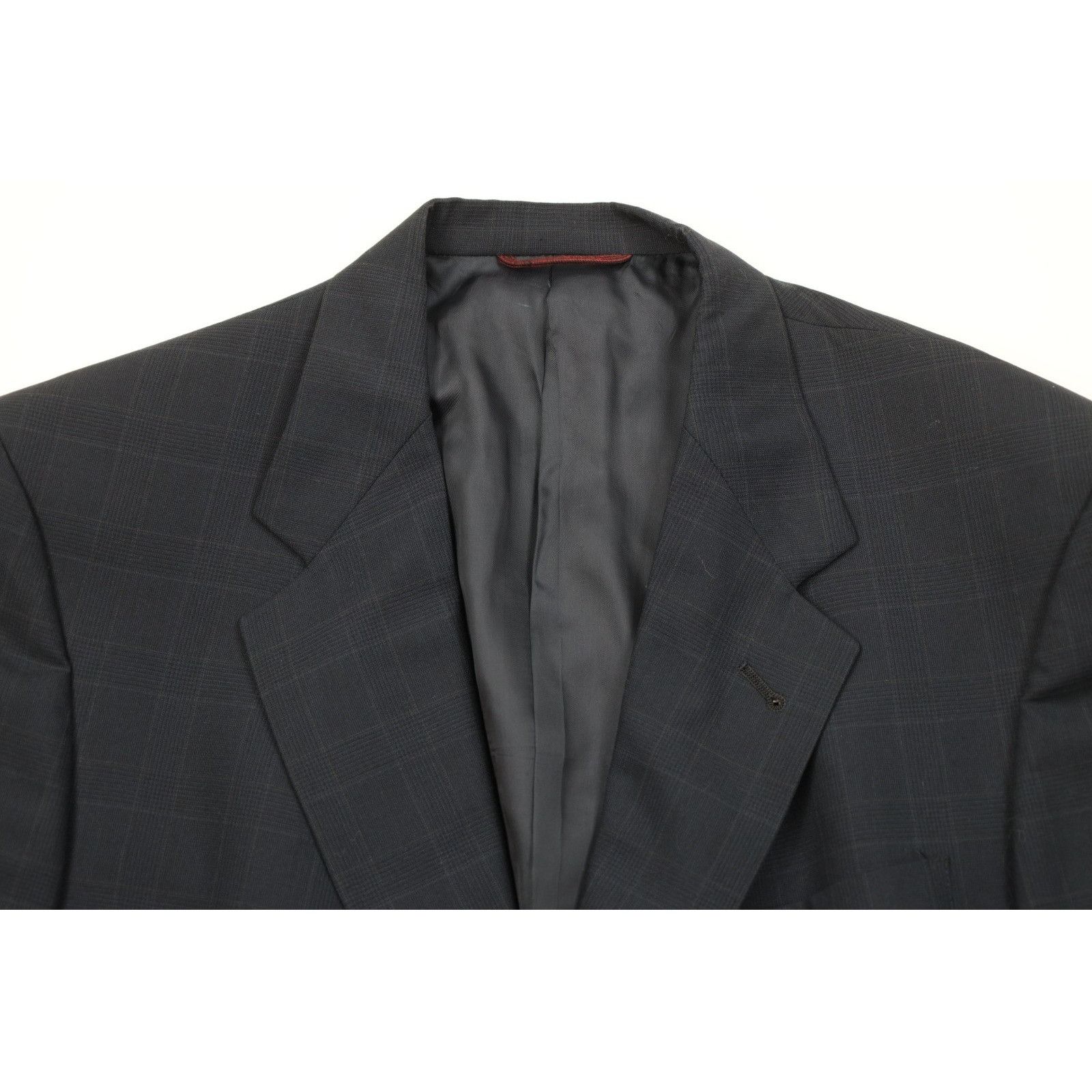 Vintage Vintage 90s Streetwear 2 Piece Wool Suit Wedding Blue Size 42R - 3 Thumbnail