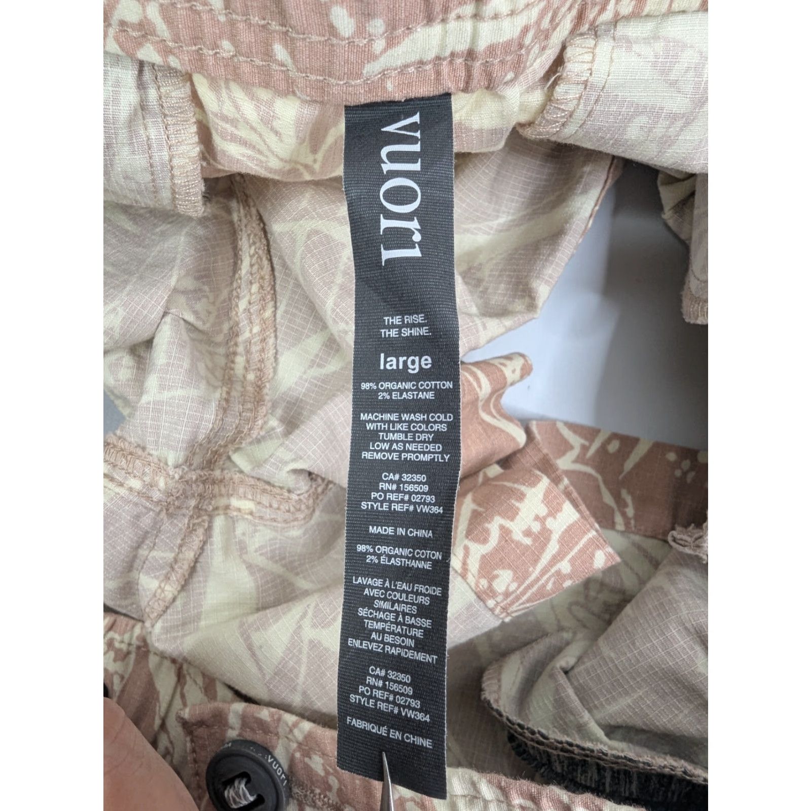 Vuori Vuori Shorts Ladies L Pink Ripstop Elastic Waist Drawstring VW364 Casual Travel Athletic Modern American, Classic Womens Size 36" / US 14 / IT 50 - 7 Thumbnail