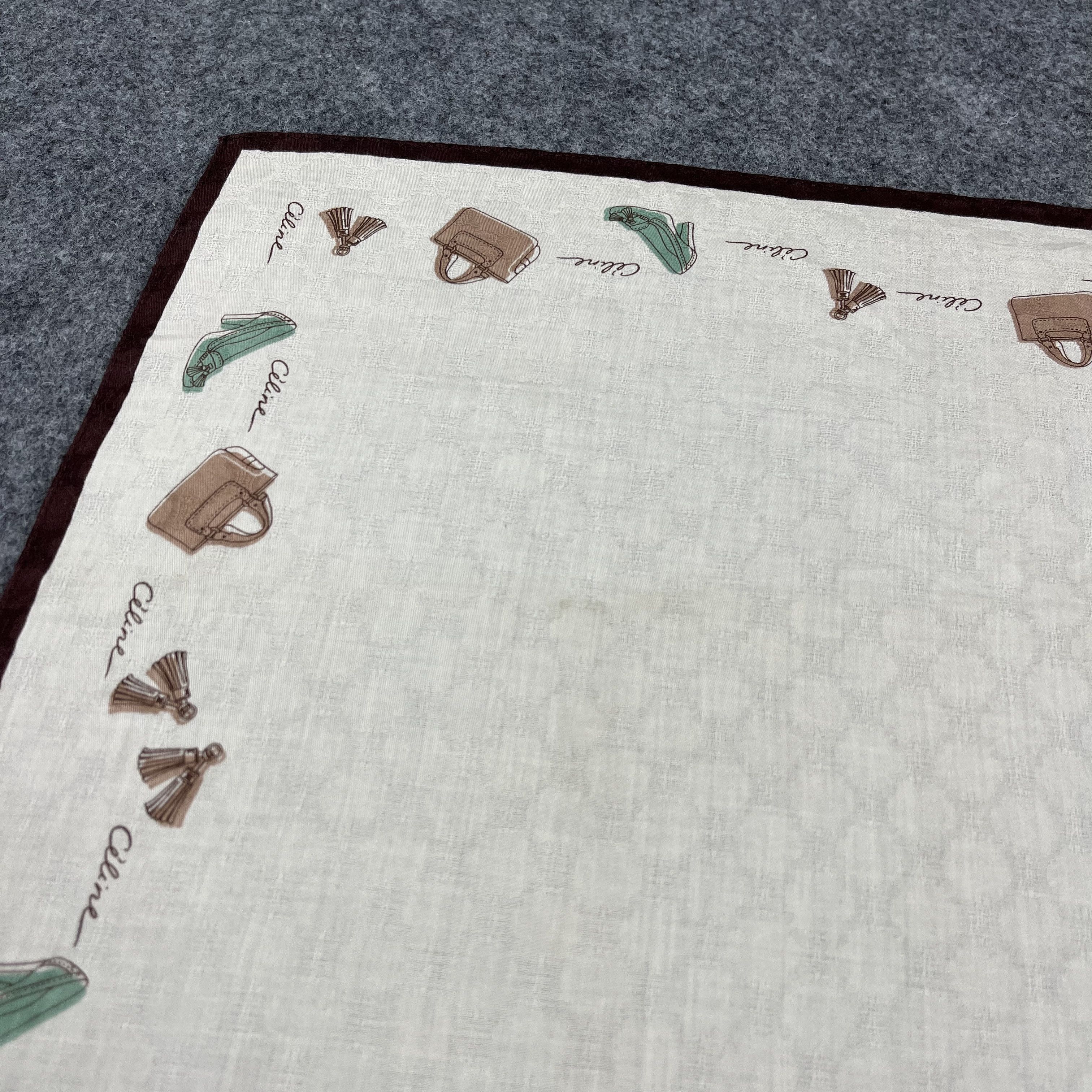 Celine Celine Handkerchief / Bandana / Headscarf B1688 Size ONE SIZE - 8 Thumbnail