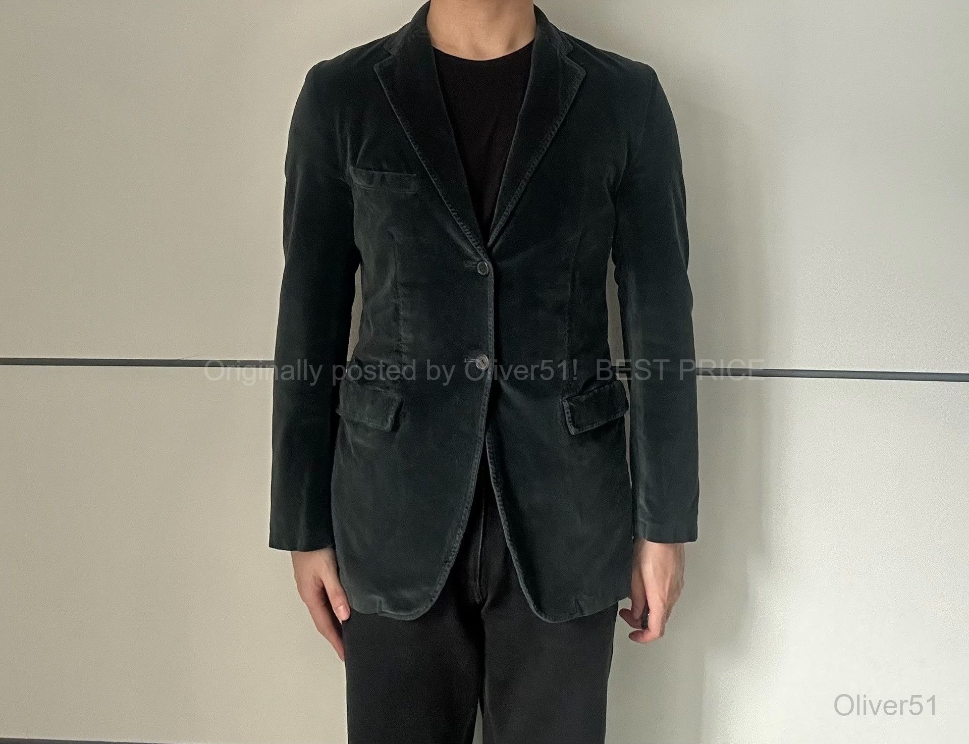 Jil Sander Jil Sander Raf Simons Era 10AW Velvet Blazer, BFAJBB274 Size US S / EU 44-46 / 1 - 7 Thumbnail