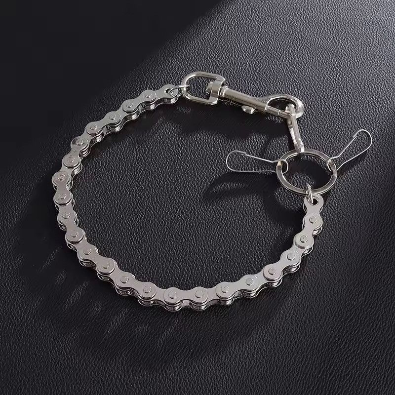 Jewelry 44cm Length Motorcycle Chain Wallet Waist Key chain Size ONE SIZE - 2 Thumbnail
