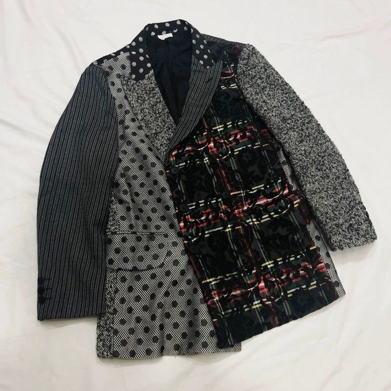 Comme des Garcons comme des garcons 12aw patchwork show coat-2506 Size US XS / EU 42 / 0 - 1 Thumbnail
