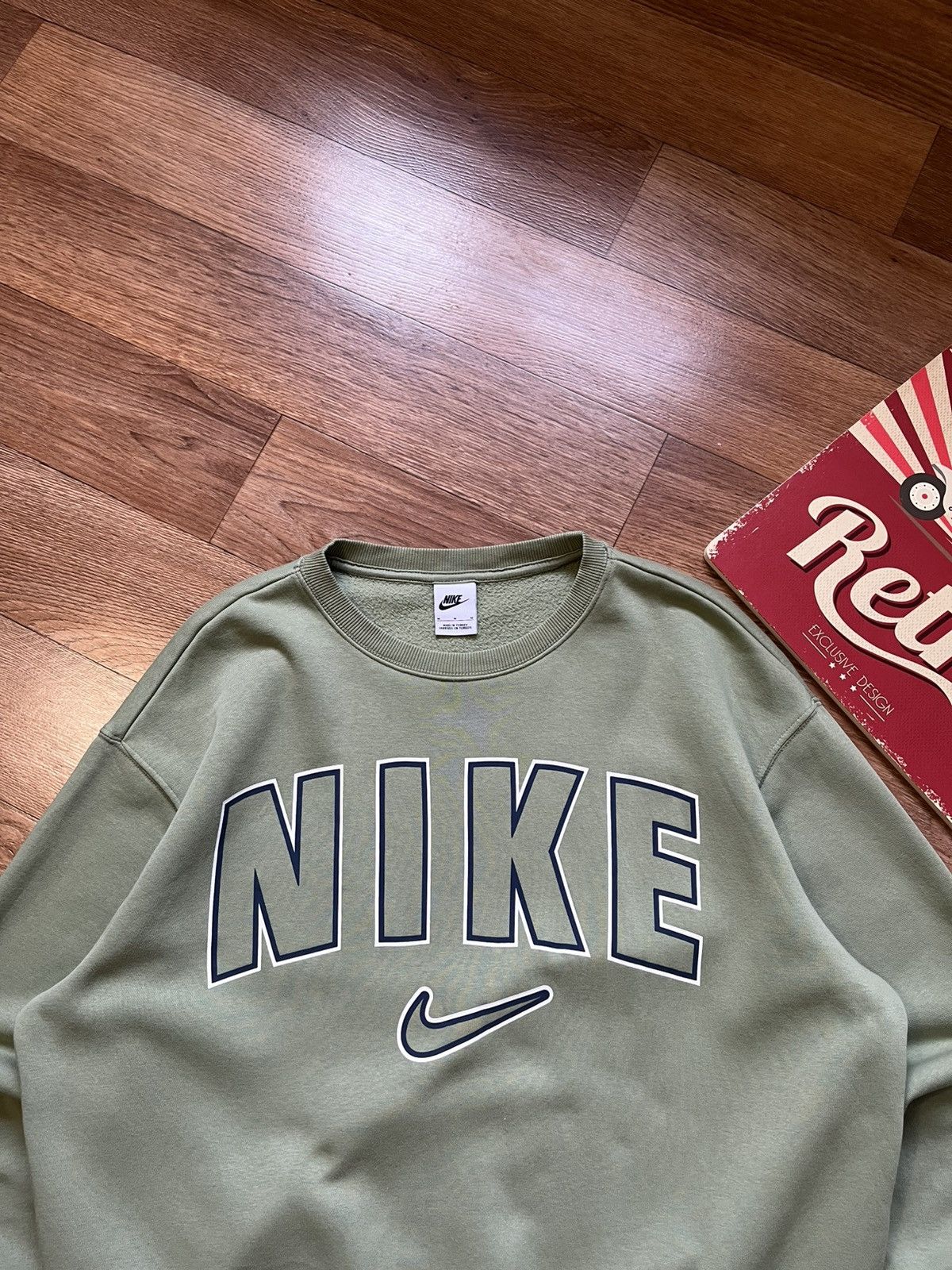 Nike Nike Big Logo Swoosh Gorpcore Sweatshirt Size US L / EU 52-54 / 3 - 3 Thumbnail