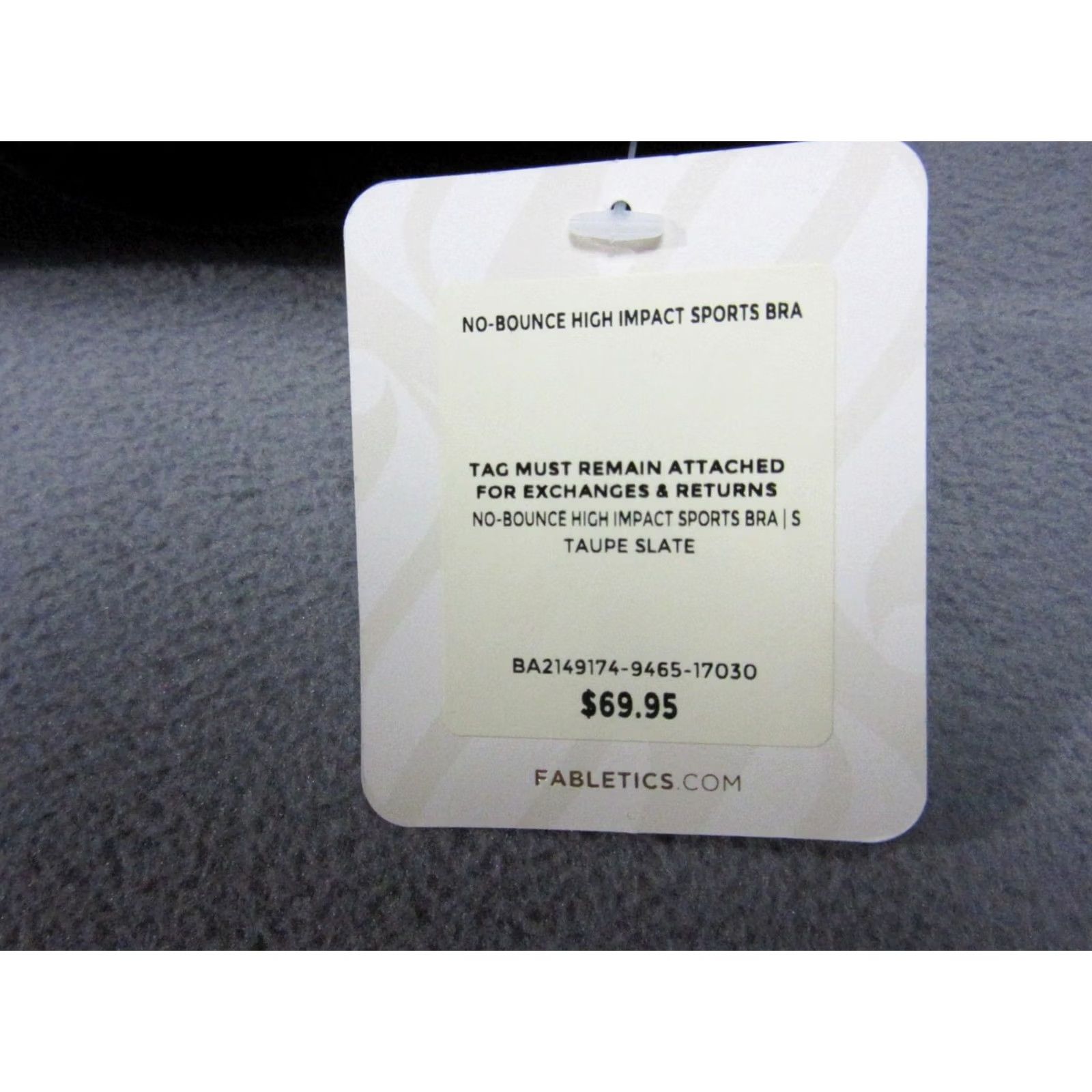 Fabletics Fabletics Sports Bra Womens Small Brown No Bounce High Impact Training Workout Shirt Size ONE SIZE - 3 Thumbnail