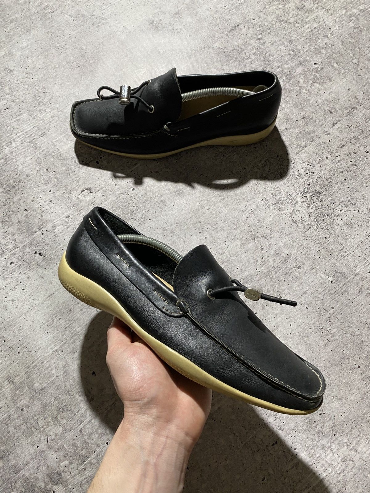 Prada Prada Leather Luxury Loafers Size US 8.5 / EU 41-42 - 1 Thumbnail