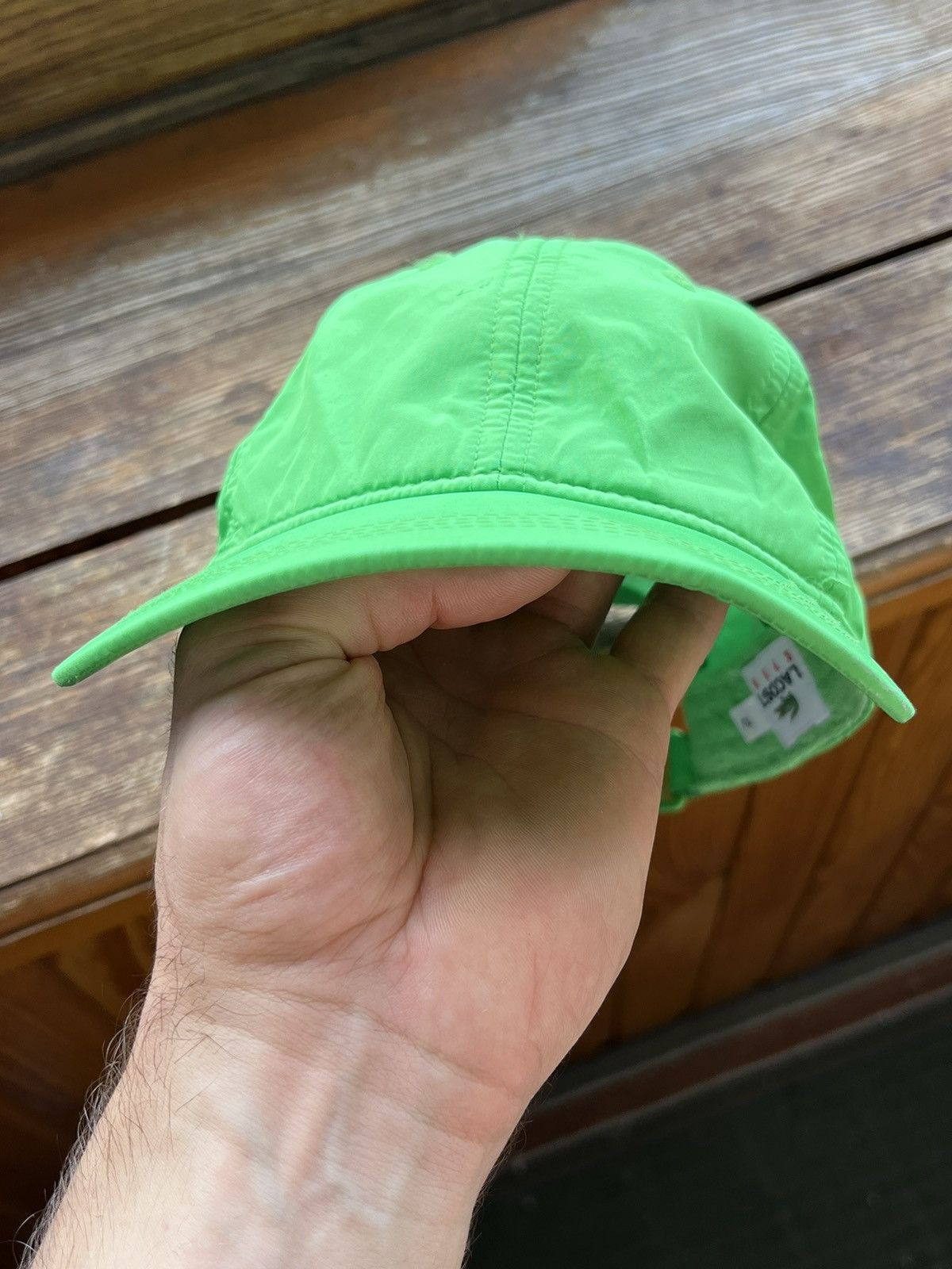 Lacoste Vintage Lacoste Sport Cap Hat Logo Nylon Size ONE SIZE - 2 Thumbnail