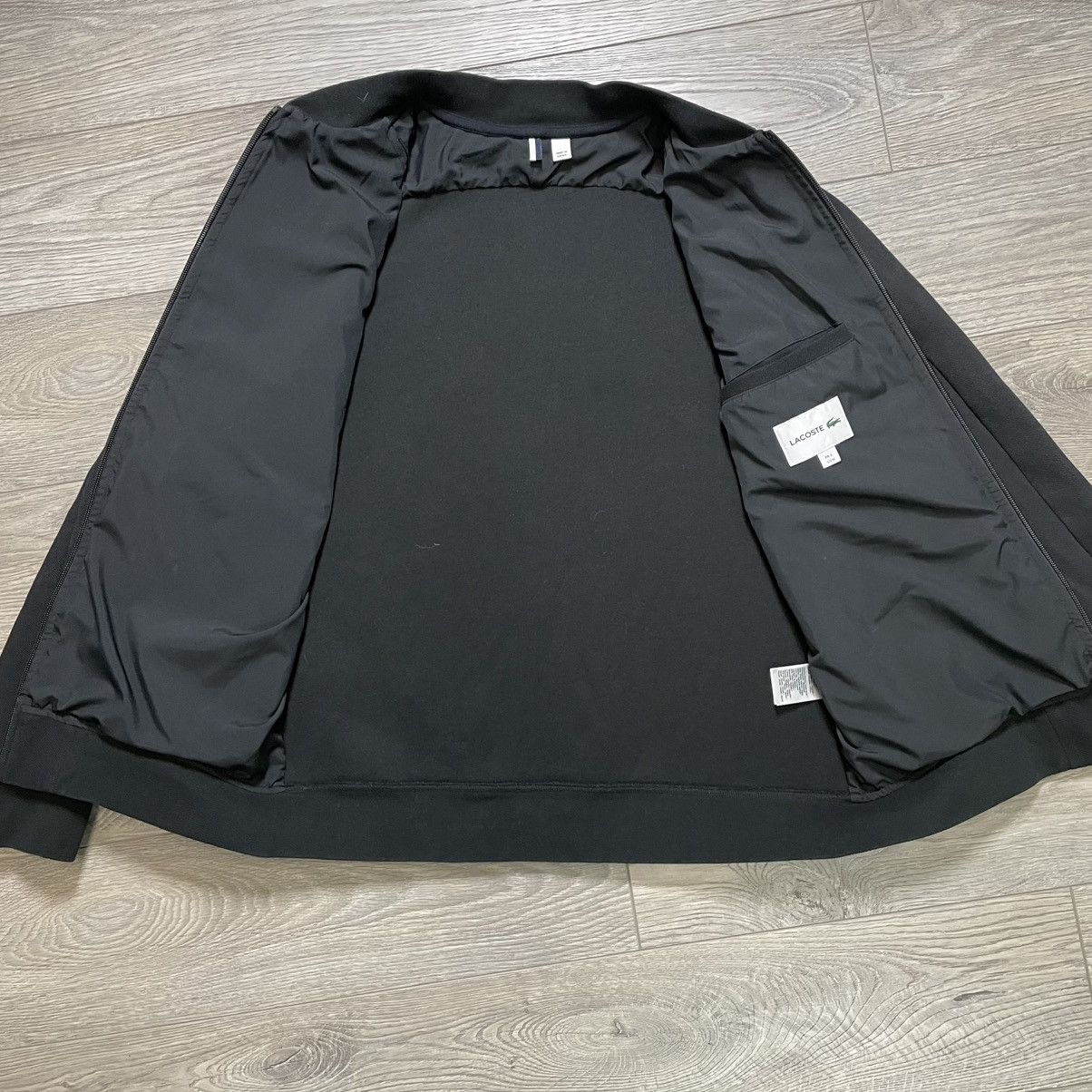 Lacoste Lacoste Black Neoprene Bomber Jacket Men Minimalist Techwear Size US M / EU 48-50 / 2 - 4 Thumbnail