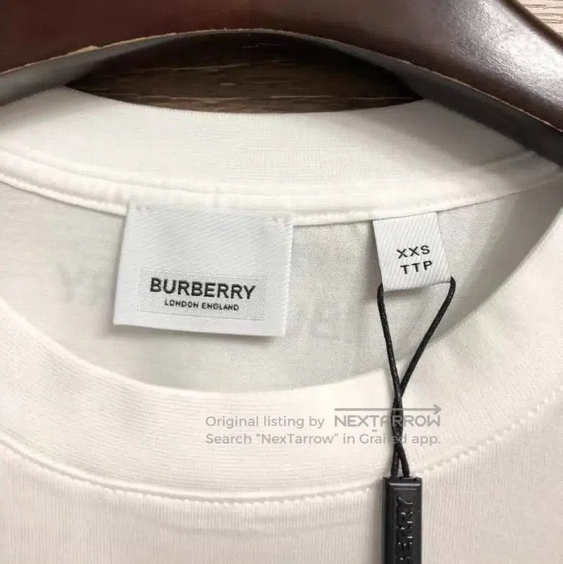 Burberry Burberry White Cotton Men's T. Size US XXS / EU 40 - 3 Thumbnail