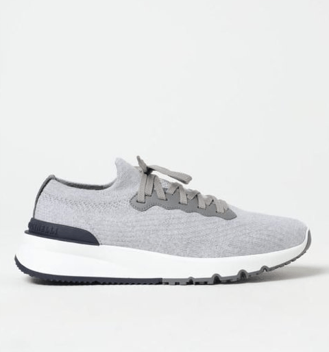 Brunello Cucinelli o1la1rc1a0425 Sneakers in Grey Size US 12 / EU 45 - 2 Thumbnail