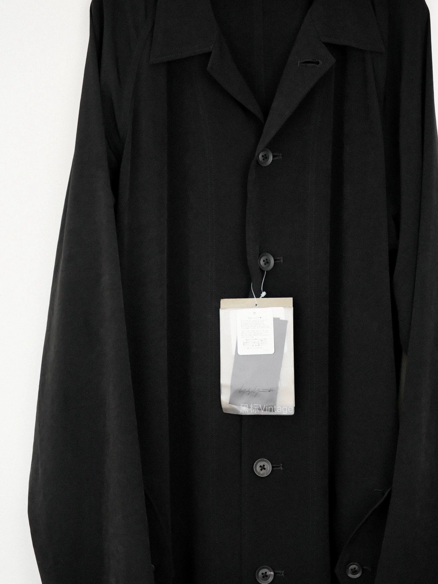 Yohji Yamamoto Yohji Yamamoto 24ss Vtg Triacetate Minimal Trench Coat Size US S / EU 44-46 / 1 - 3 Thumbnail