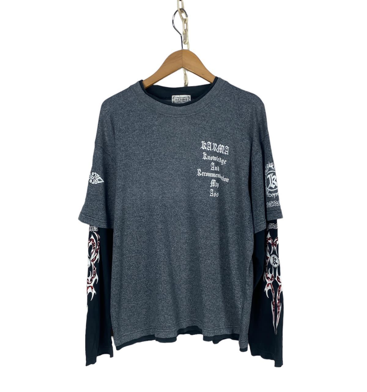 Karma printed long sleeve tshirt