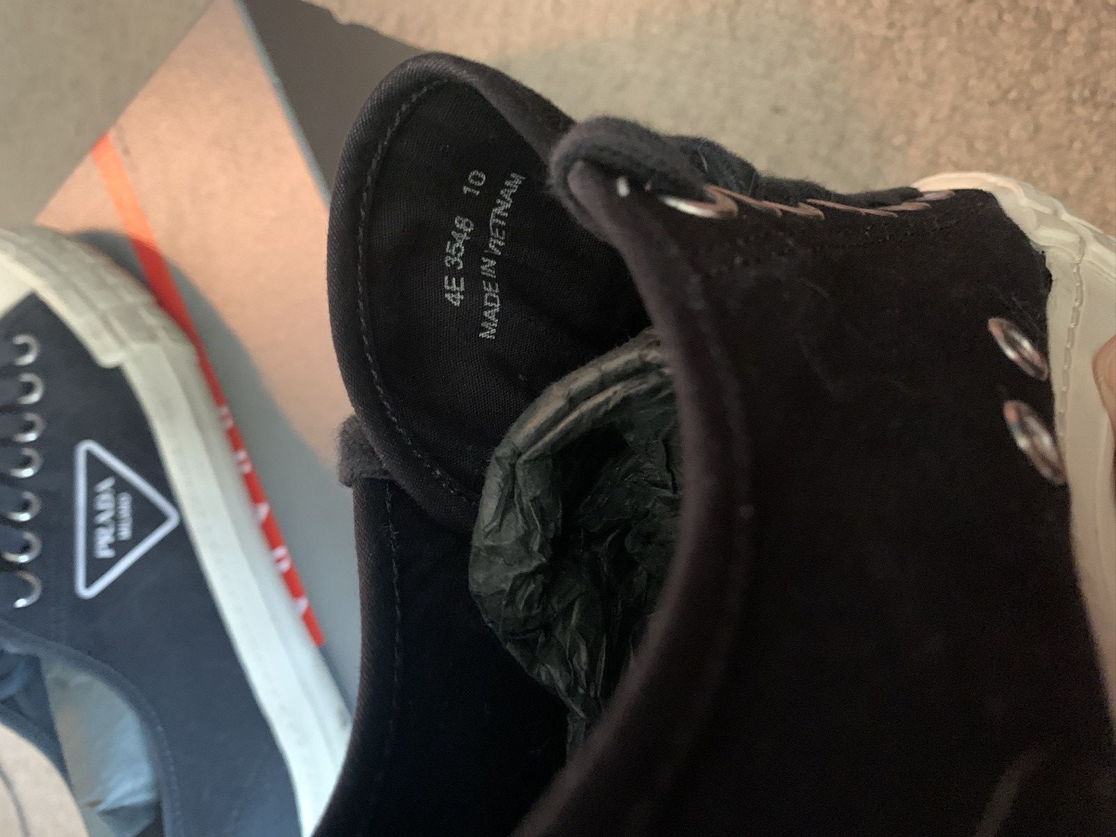 Prada Prada printed logo sneaker Size US 10 / EU 43 - 6 Thumbnail