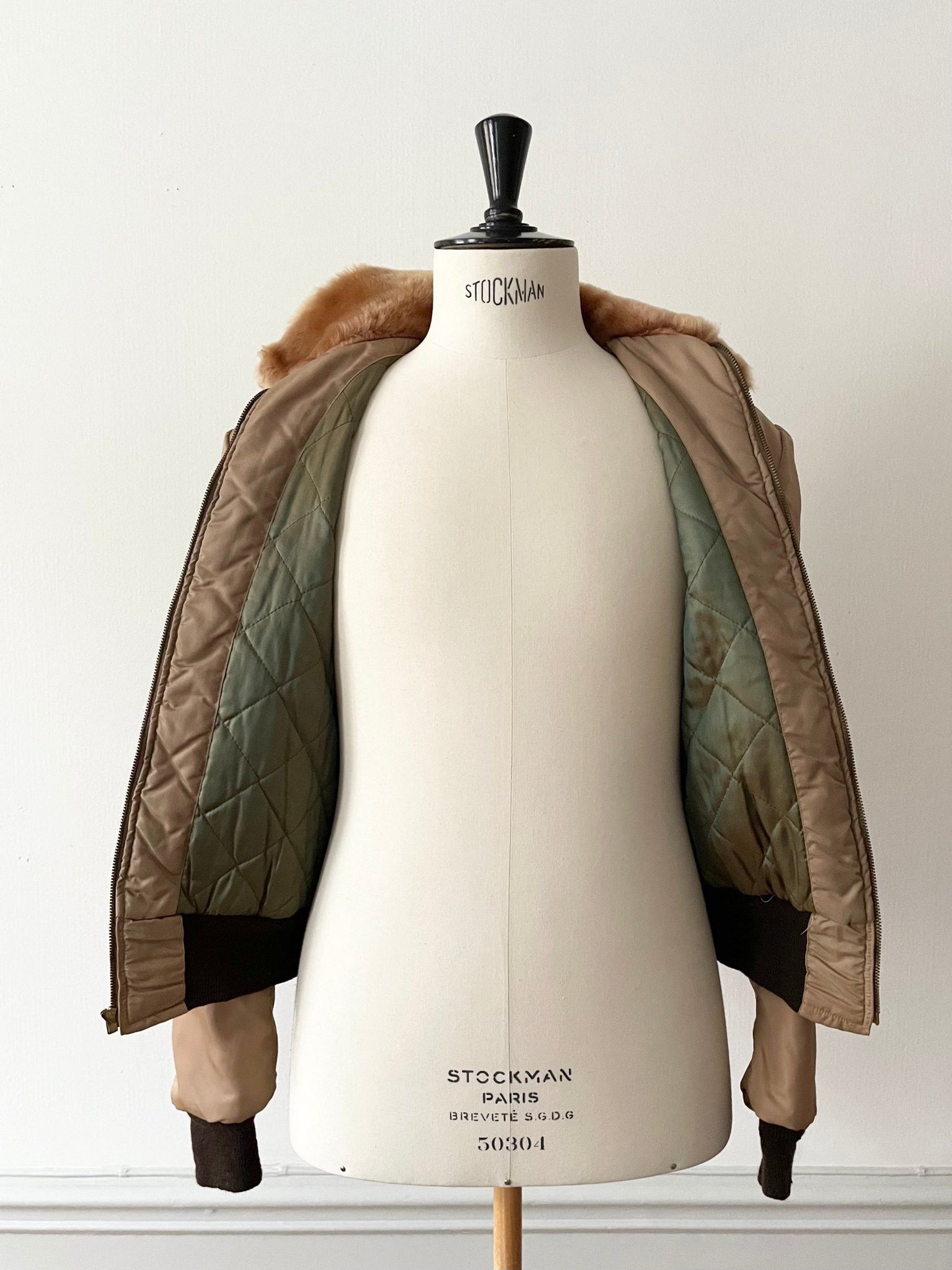 Vintage 1950's Flight Bomber Jacket - Medium Size US M / EU 48-50 / 2 - 4 Thumbnail