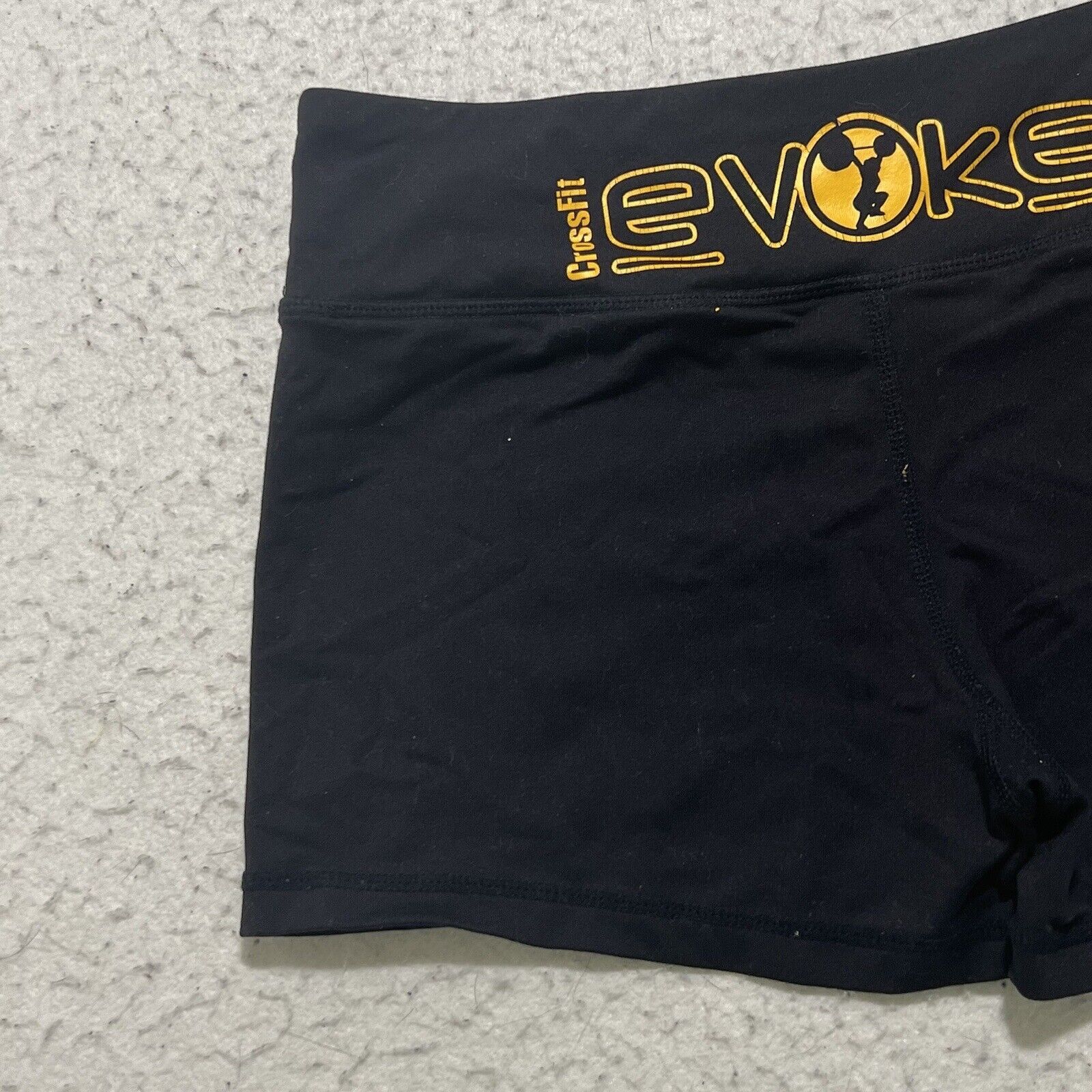 Other Evoke Crossfit S/M Compression Shorts Black Gold 3" Inseam Size 30" / US 8 / IT 44 - 6 Thumbnail