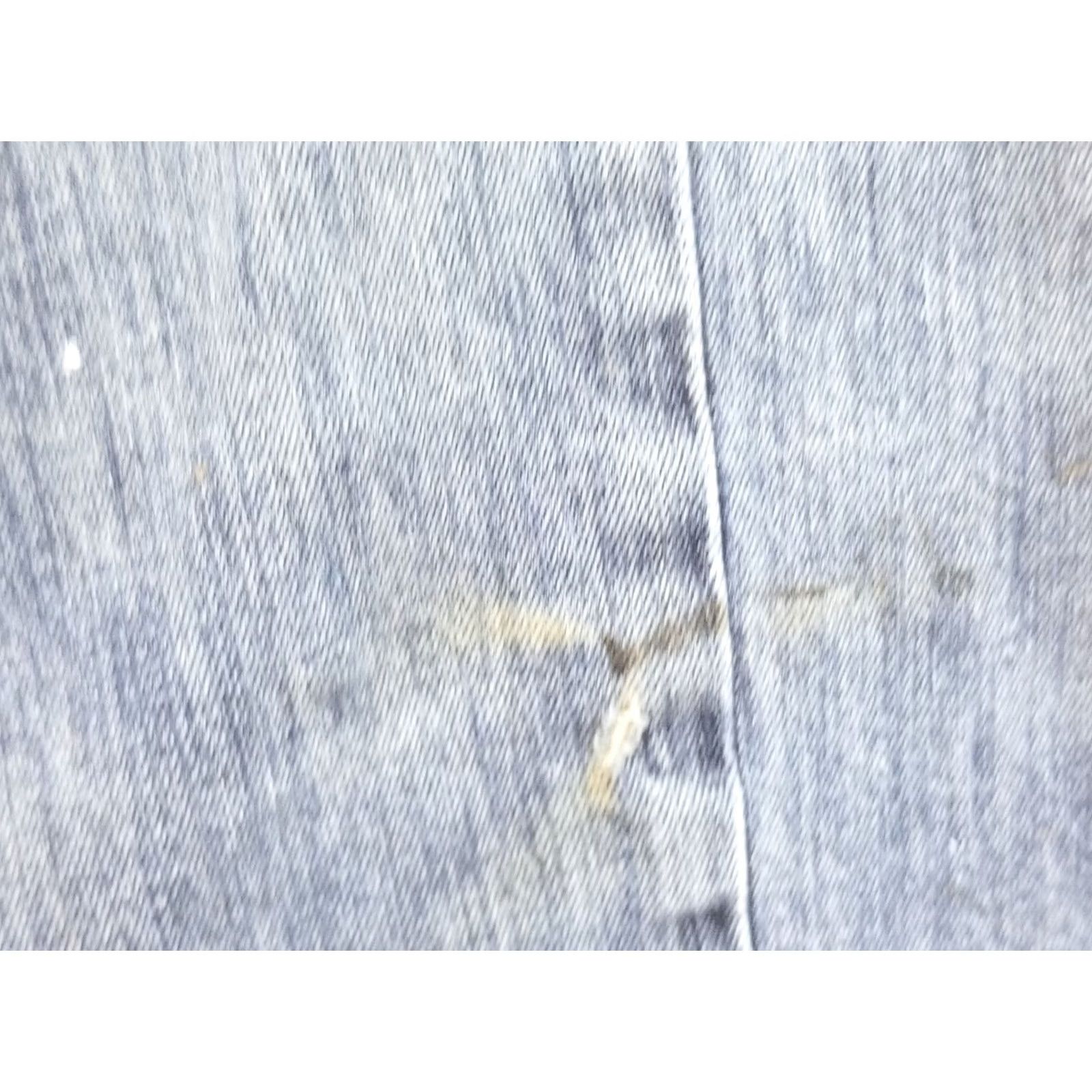 Levi's Levi's 511 Jeans Mens 33x32 Blue Denim Distressed Straight Slim USA Logo Distressed Jeans Regular Inseam 32 Mens Size US 33 - 7 Thumbnail
