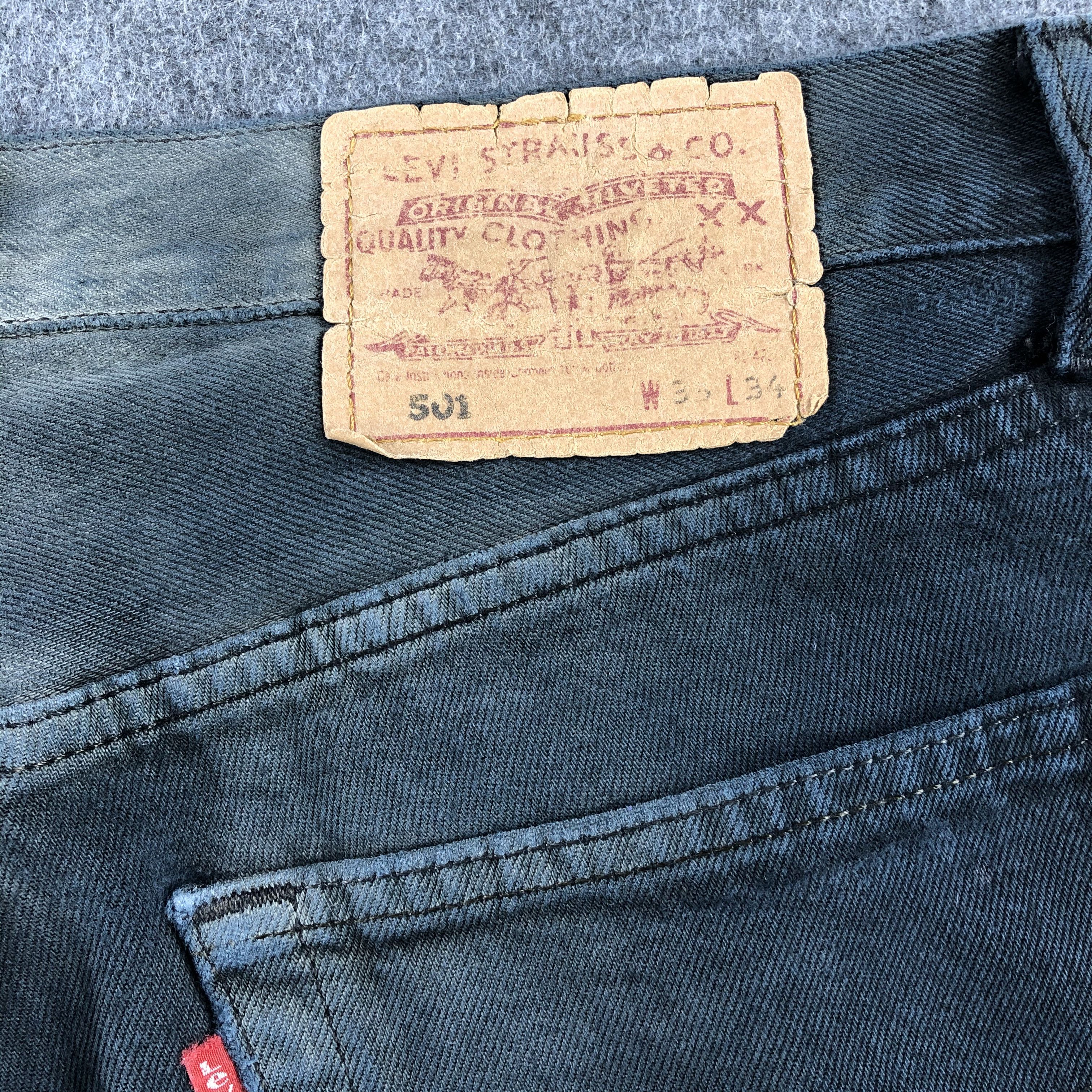 Levi's Vintage 90s Levis 501 Earth Tone Jeans-J1469 Size US 33 - 5 Thumbnail