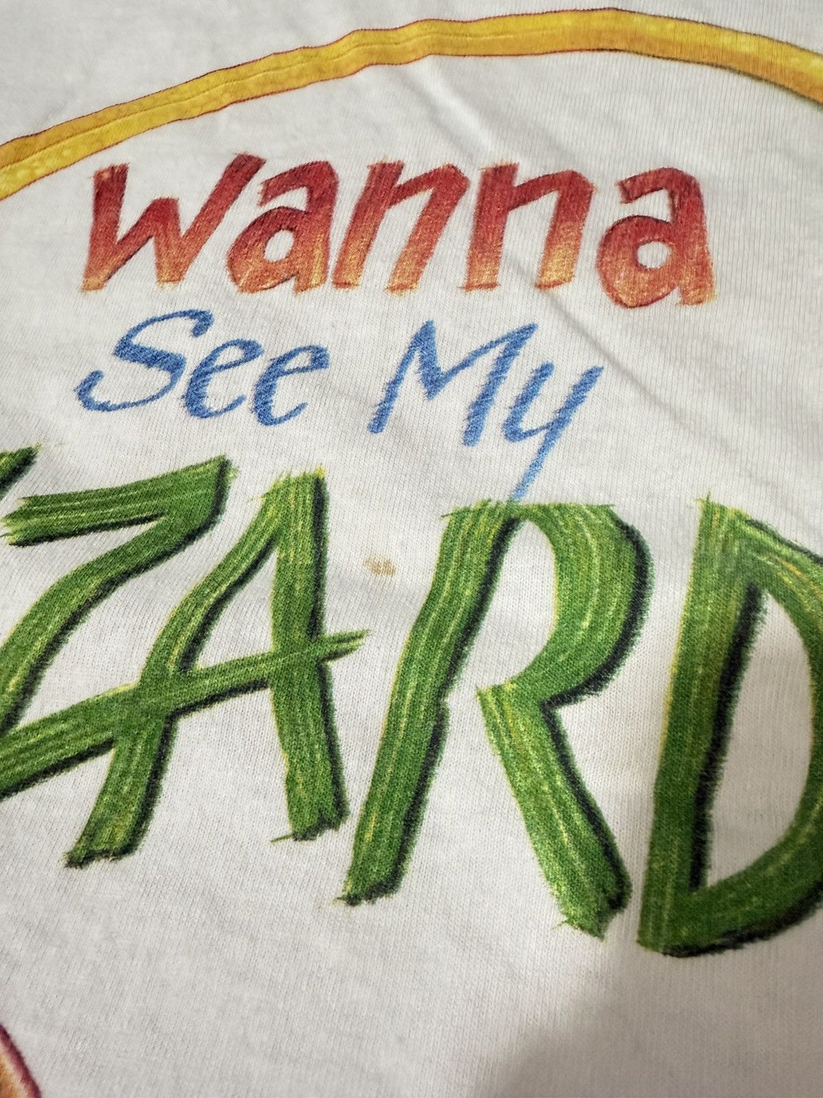 Vintage Vintage 90s Wanna See My Lizard ? T Shirt Size US L / EU 52-54 / 3 - 3 Thumbnail