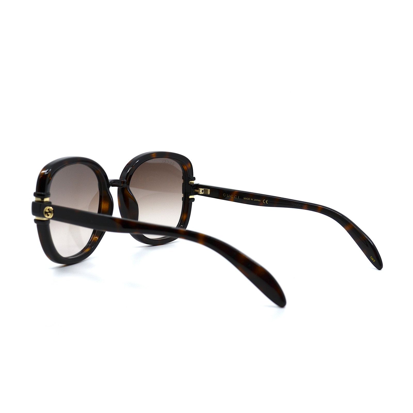 Gucci Gucci GG1068SA 002 Havana Brown Authentic Round Sunglasses Size ONE SIZE - 6 Thumbnail