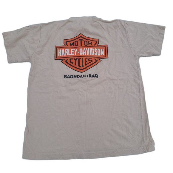 Harley Davidson Vtg Harley Davidson Iraq Baghdad T shirt Size US M / EU 48-50 / 2 - 1 Thumbnail