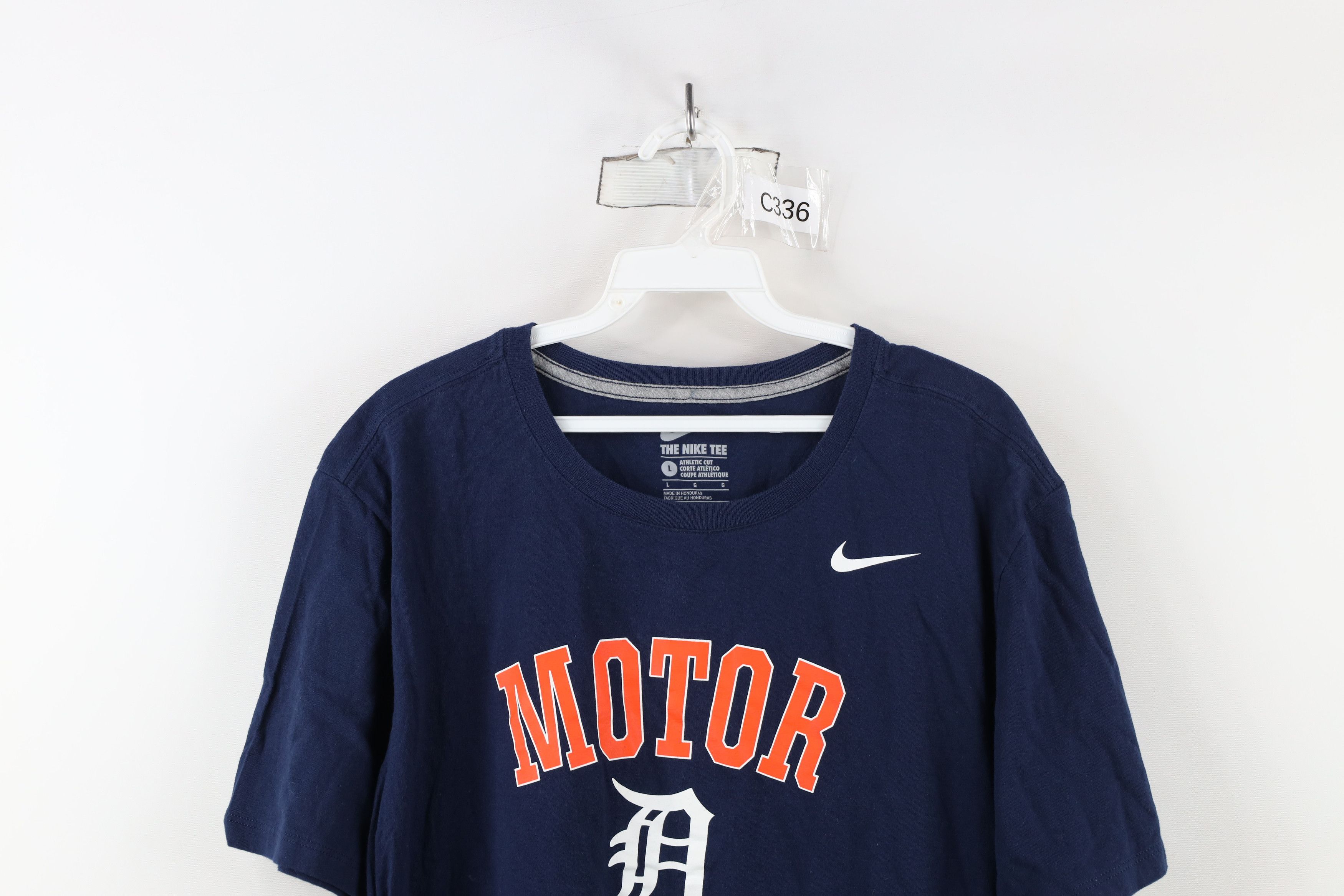 Nike × Vintage Nike Motor City Detroit Tigers Baseball Short Sleeve T-Shirt Size US L / EU 52-54 / 3 - 2 Thumbnail