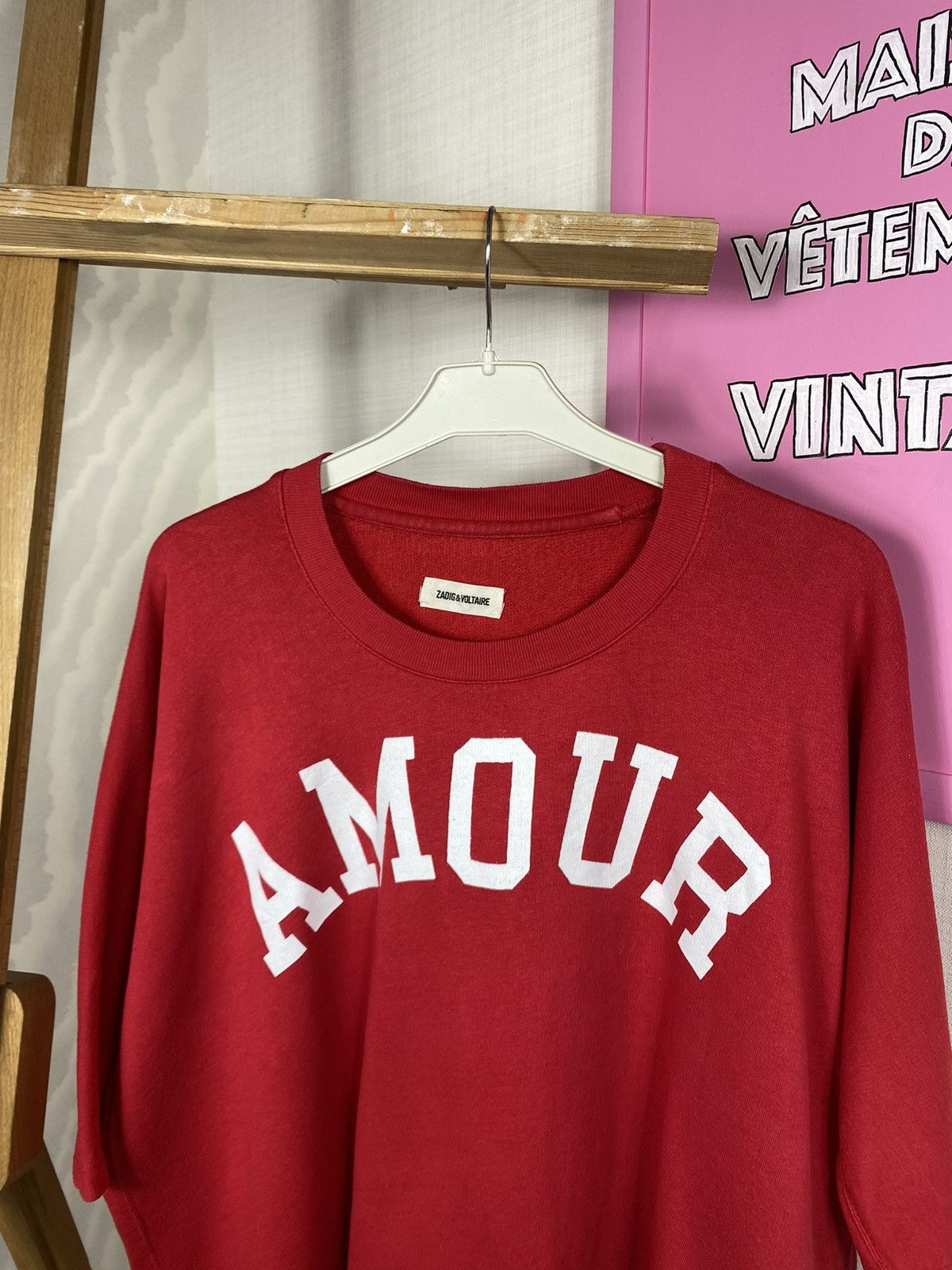 Other Zadig Voltaire Shirt Logo Tee Amour Size XS / US 0-2 / IT 36-38 - 3 Thumbnail