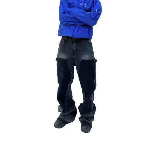 Japanese Brand × Jean Vintage studded fringe lumberjack bootcut jeans Size US 32 / EU 48 - 3 Thumbnail