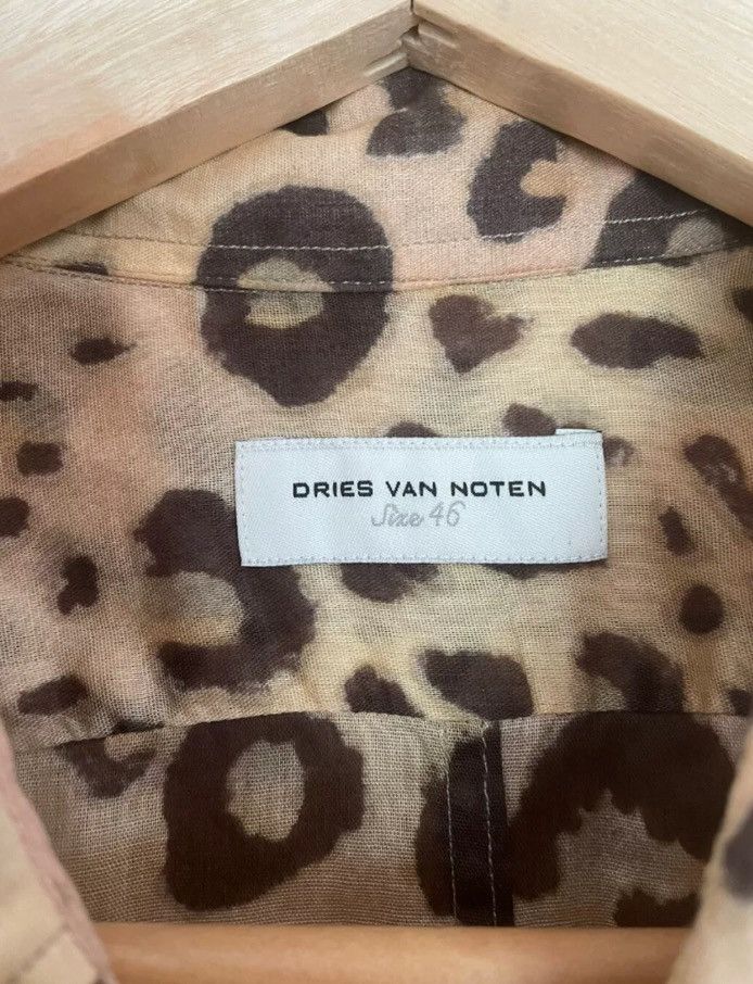 Dries Van Noten Dries van noten Leopard print shirt 2412-Nextarrow Size US S / EU 44-46 / 1 - 2 Thumbnail