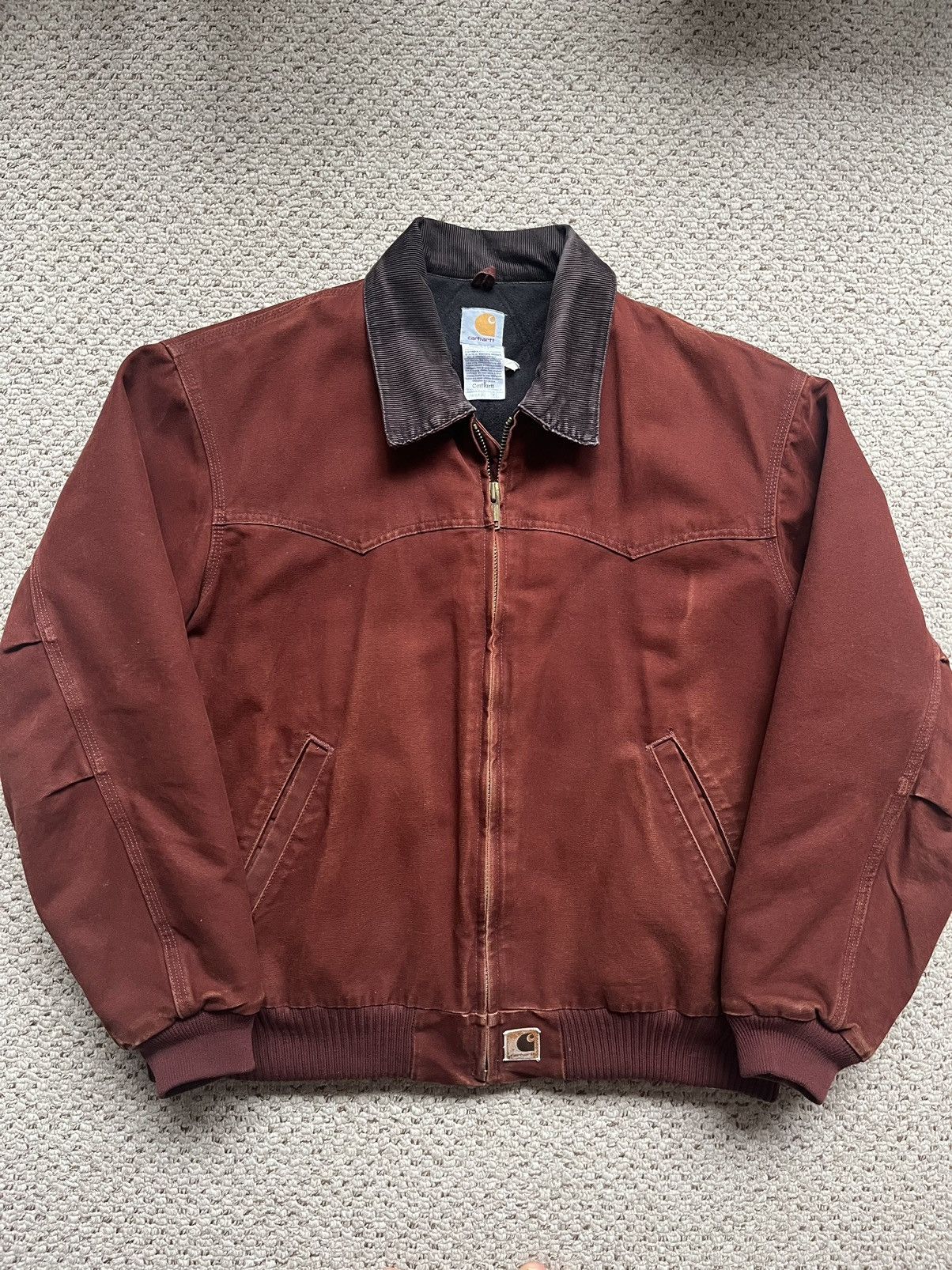 image of Santa Fe Carhartt Jacket in Red, Men's (Size 2XL)