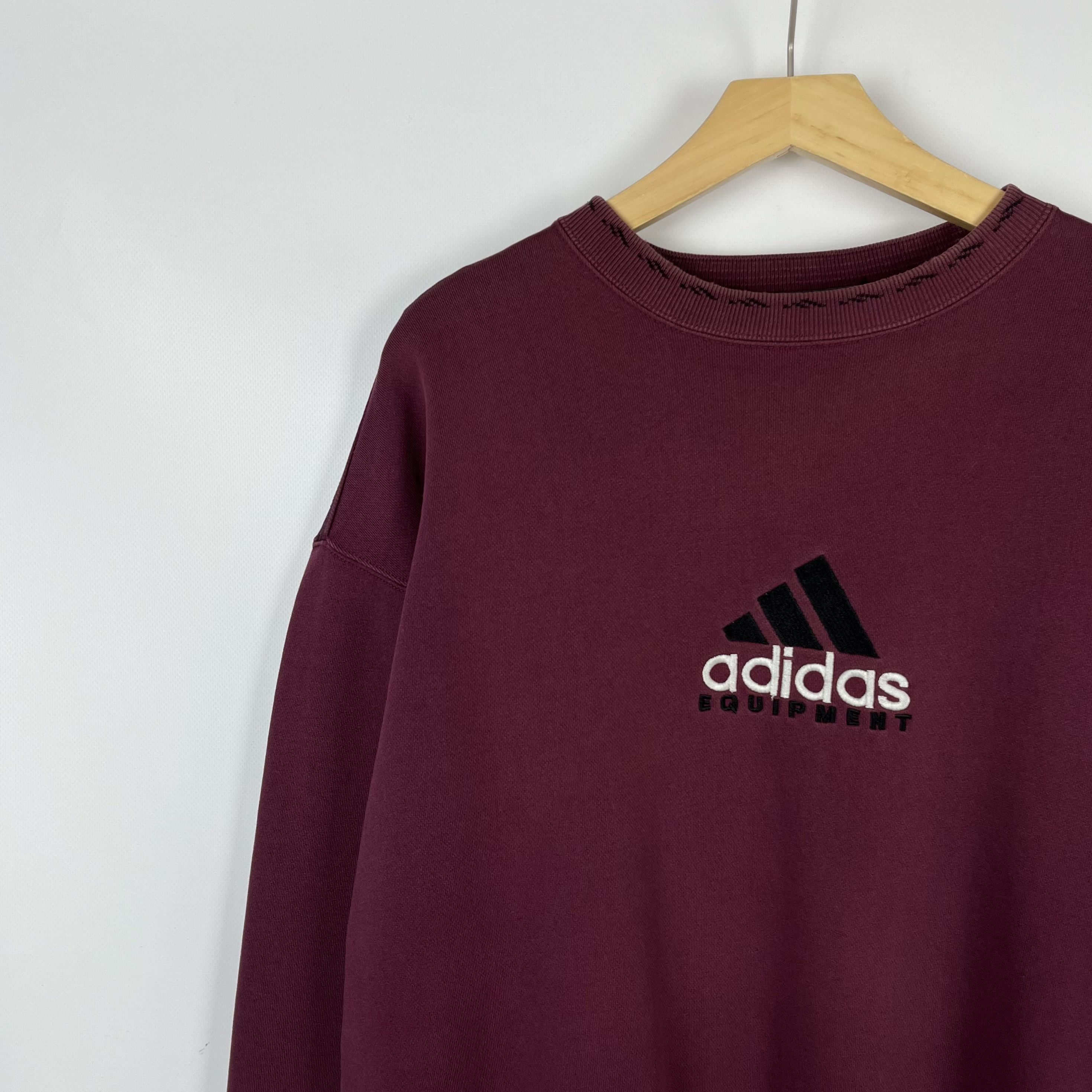 Adidas Vintage Adidas Equipment Iconic Big Logo Sweatshirt 90’s Size US M / EU 48-50 / 2 - 5 Thumbnail