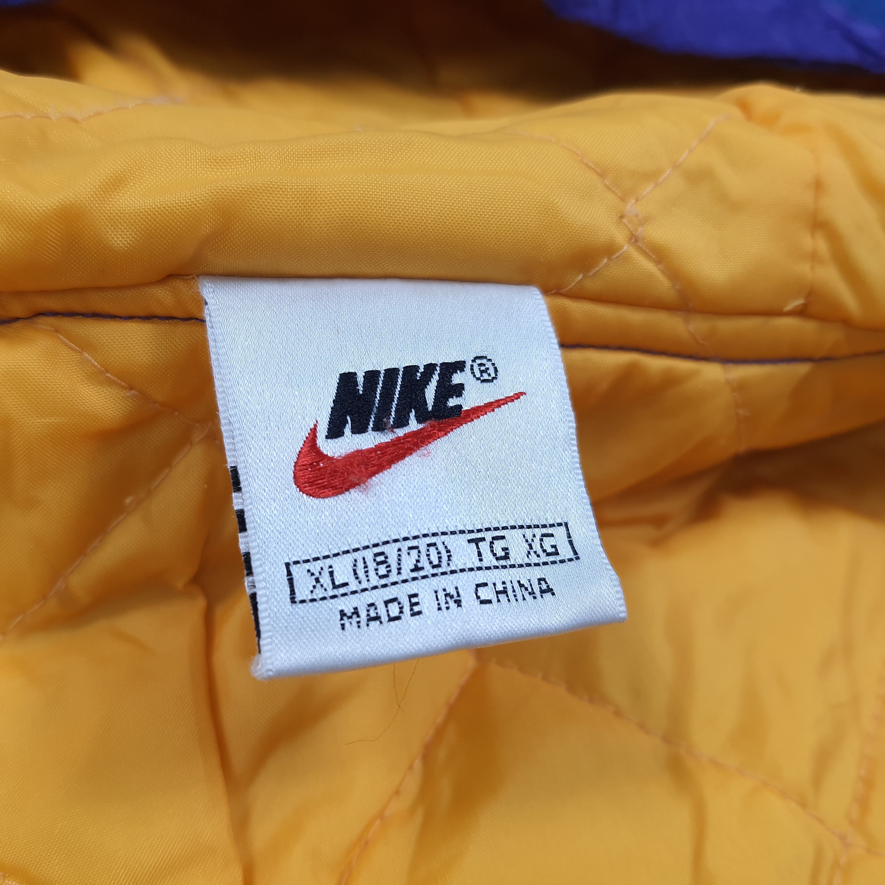 Vintage 90s Nike Big Swoosh Parka Jacket For Kids C289N4