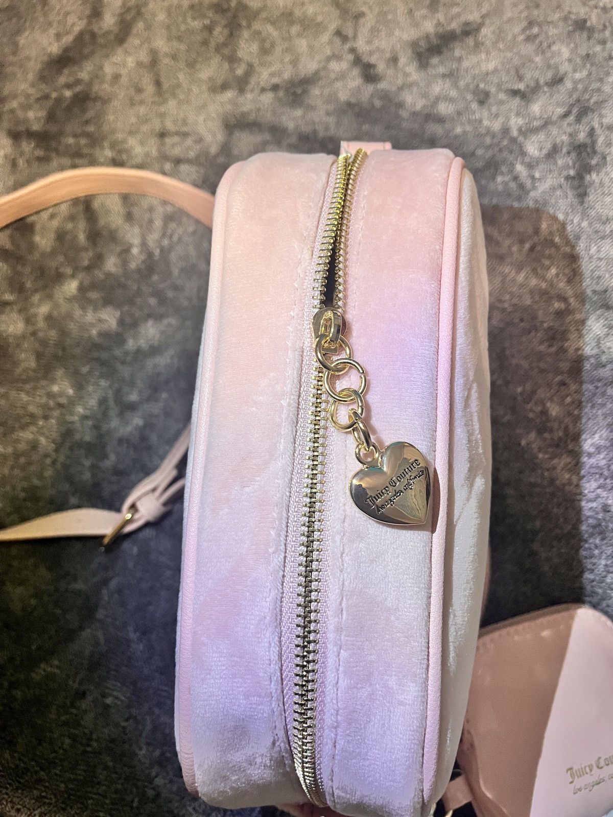 Juicy Couture NWT ‘Juicy Couture’ Pink Mini Crossbody Bag W/ Coin Pouch Size ONE SIZE - 4 Thumbnail
