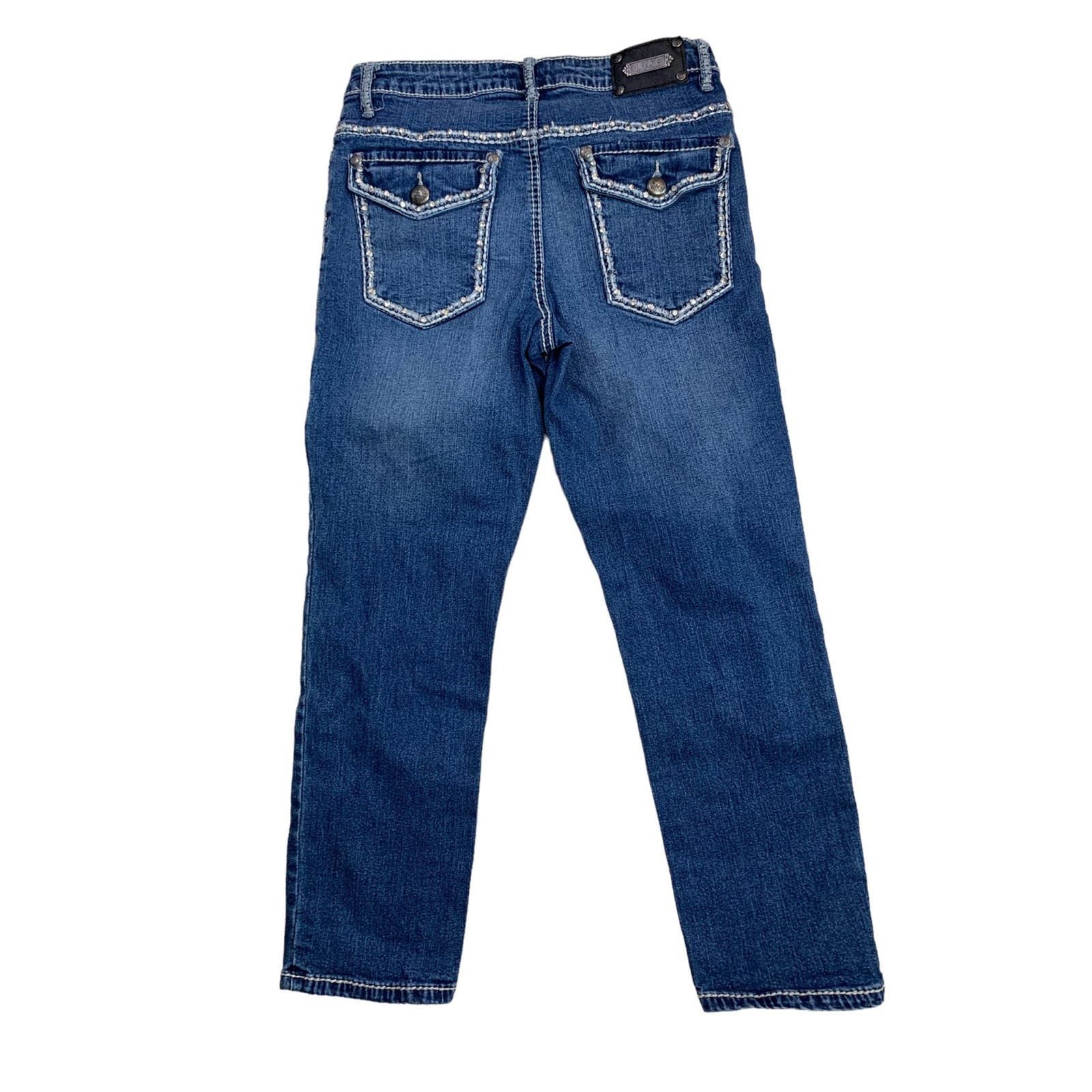 Luxe Luxe Nation Women 28/6 Jeans Midrise Thick Threading Size 28" / US 6 / IT 42 - 2 Thumbnail