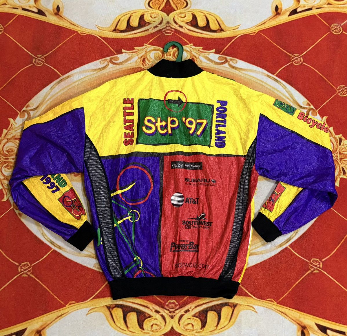 Bicycle 🔥HOT🔥VINTAGE 90's SEATTLE TO PORTLAND BICYCLE JACKET Size US L / EU 52-54 / 3 - 2 Thumbnail