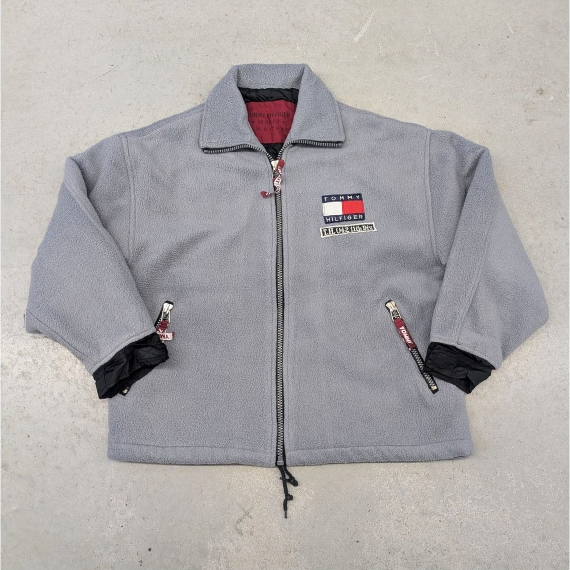 Tommy Hilfiger × Vintage Vintage Tommy Hilfiger Surplus Patrol Fleece jacket Size US L / EU 52-54 / 3 - 3 Thumbnail