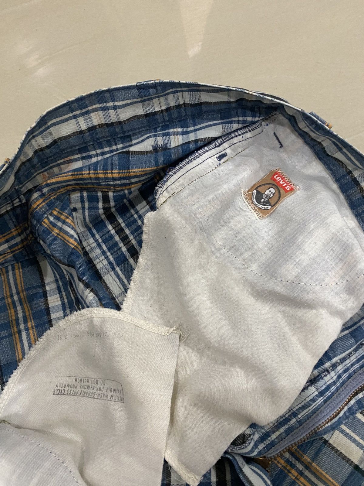 Levi's 70s Levis Big E Sta Prest Pants Size US 34 / EU 50 - 3 Thumbnail