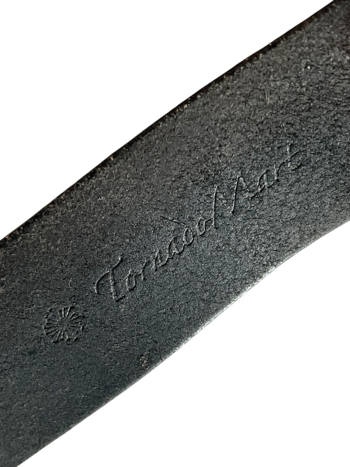 Tornado Mart 2000s Tornado Mart Patina Leather Belt Size 30 - 9 Thumbnail