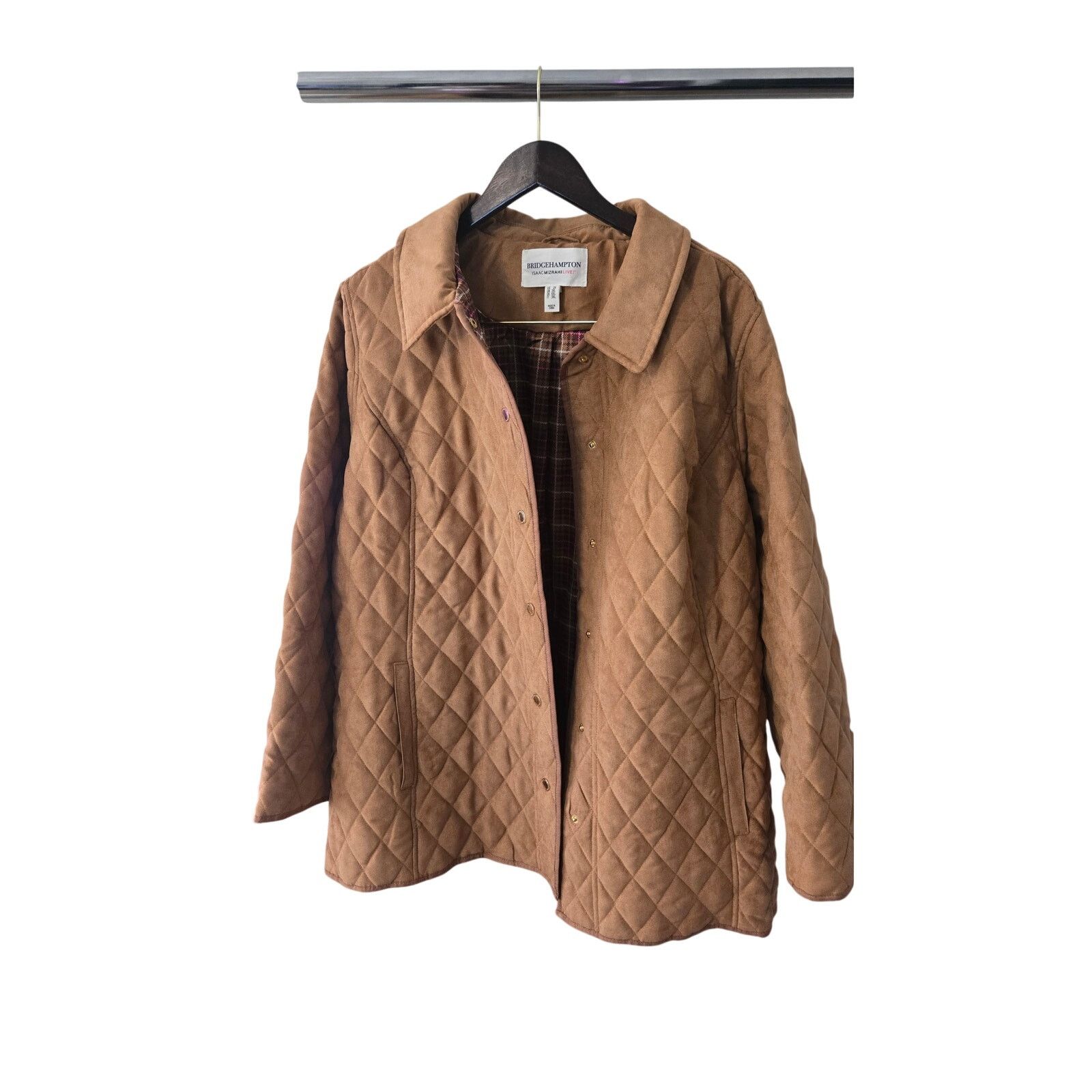 Isaac Mizrahi Brown Woman's coat Size XXL / US 16-18 / IT 52-54 - 4 Thumbnail