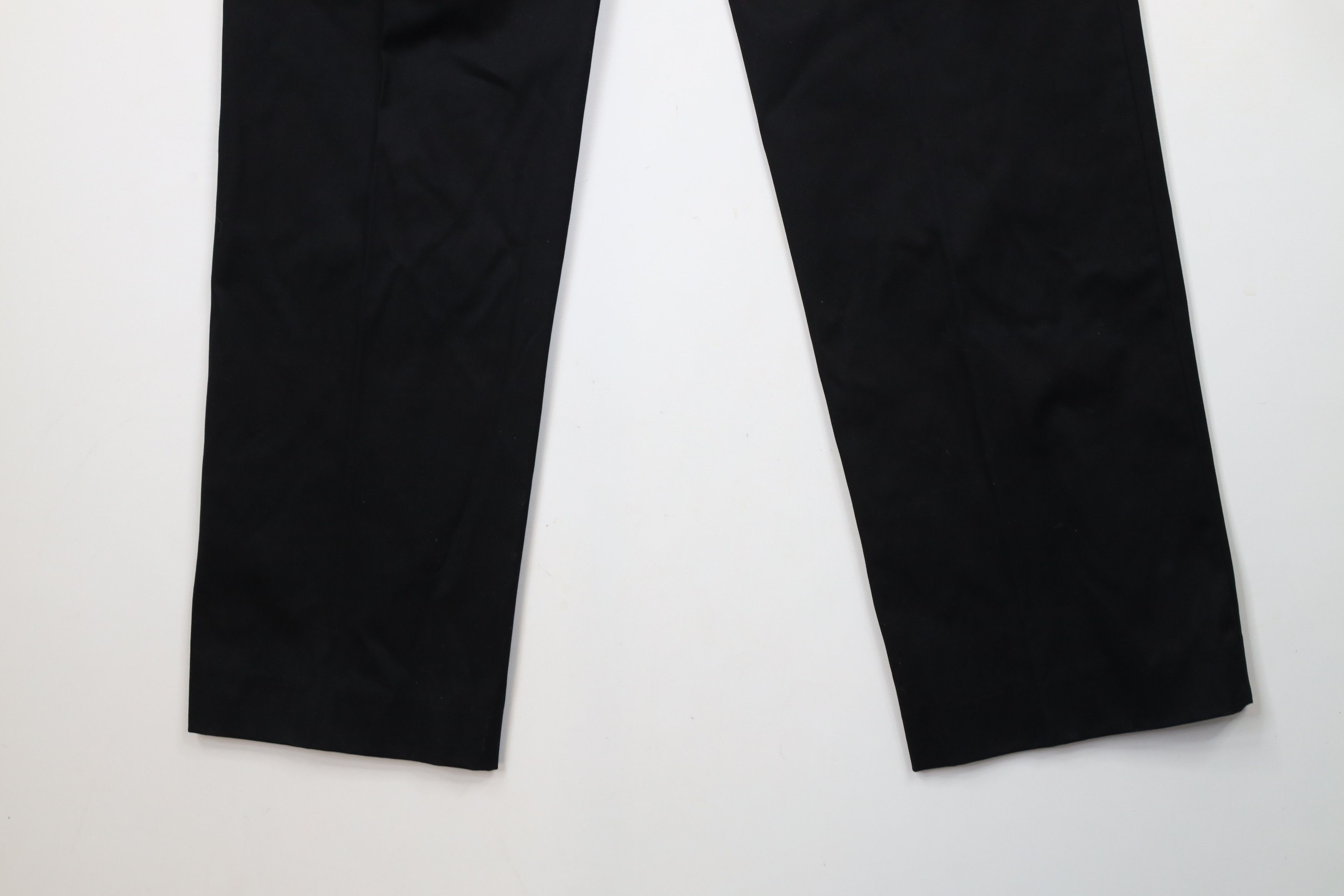 Express × Vintage New Express Modern Fit Flat Front Chino Pants Trousers Black Size US 31 - 10 Thumbnail