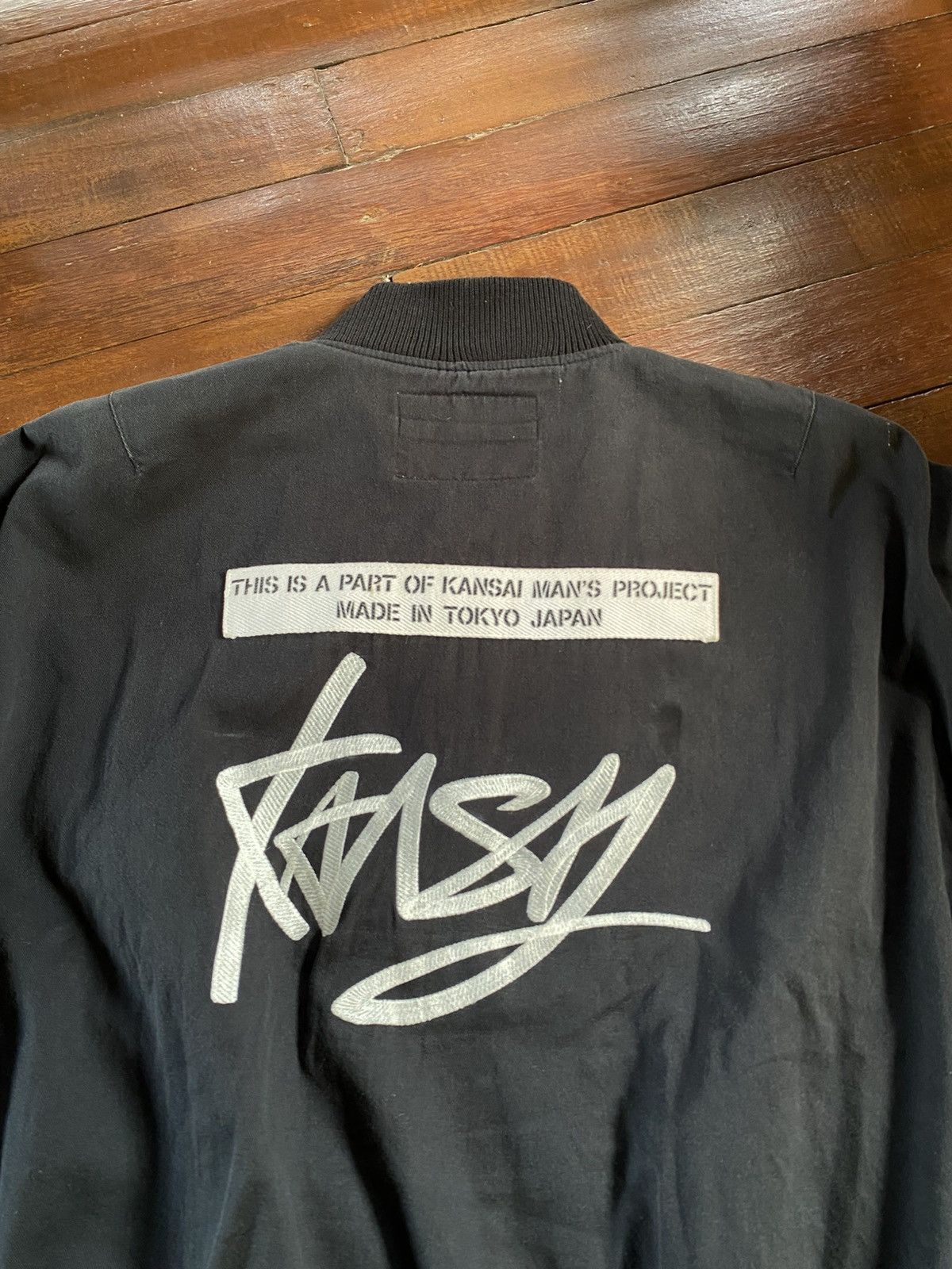 Kansai Yamamoto 🇯🇵90s Kansai Man Project Bomber Jacket Size US L / EU 52-54 / 3 - 12 Thumbnail