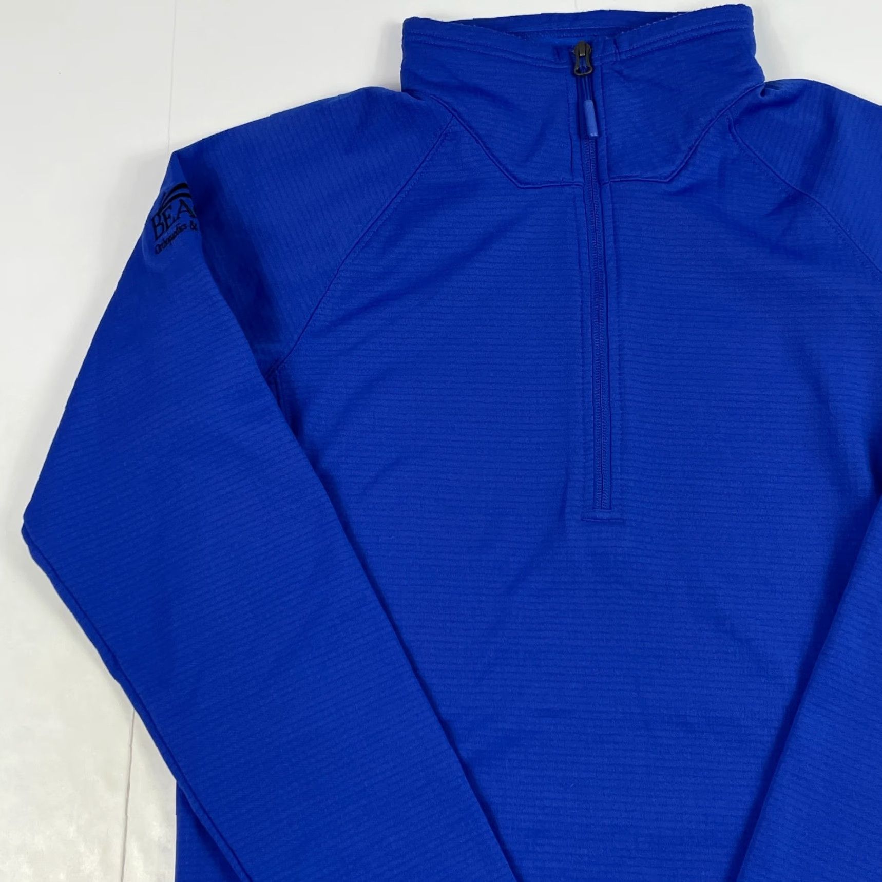 The North Face The North Face Jacket Mens Small Blue Grid Fleece 1/4 Zip Pullover Size US S / EU 44-46 / 1 - 2 Thumbnail