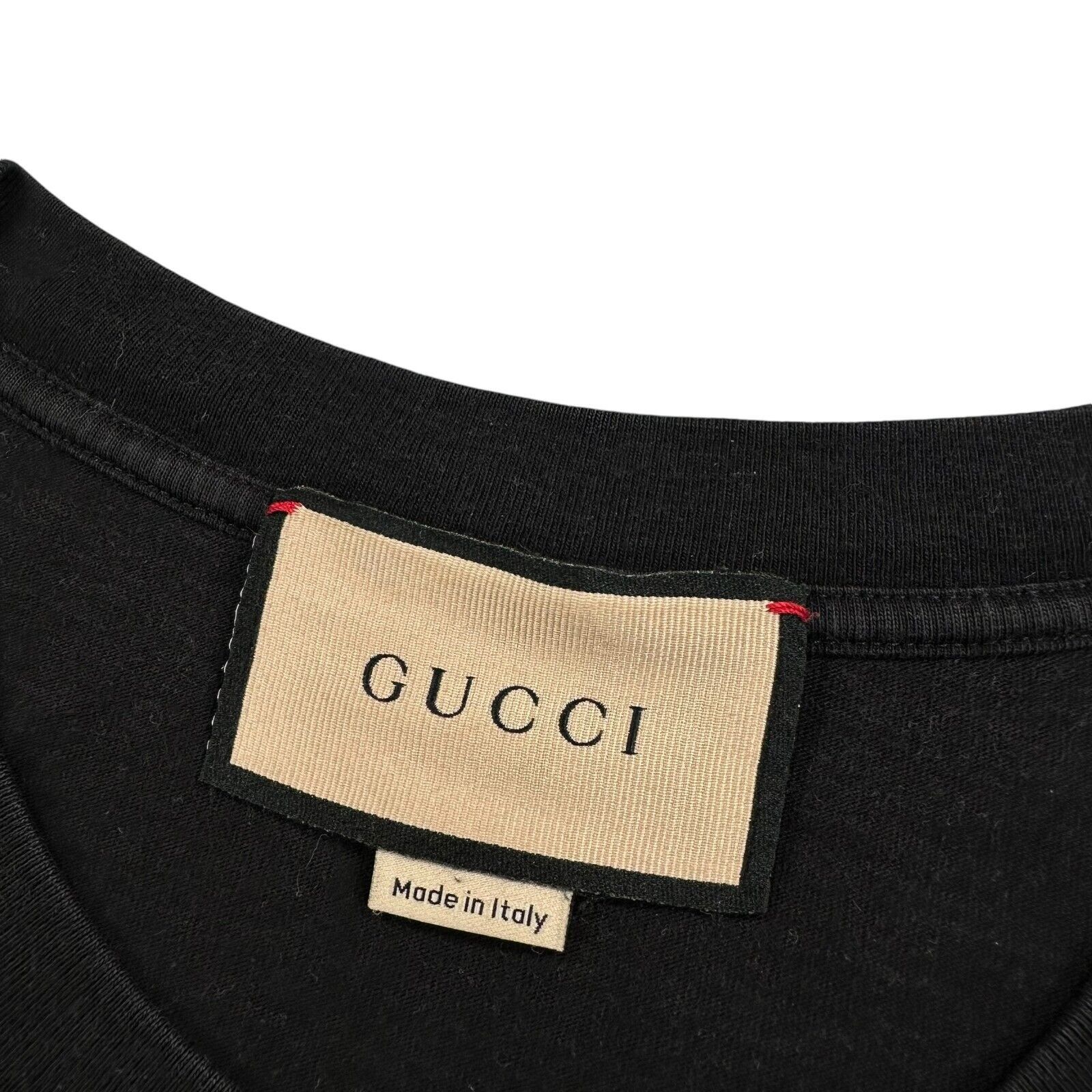 Gucci Gucci T-Shirt Size L Black Gucci Bag Carriers Graphic Print Size US L / EU 52-54 / 3 - 3 Thumbnail