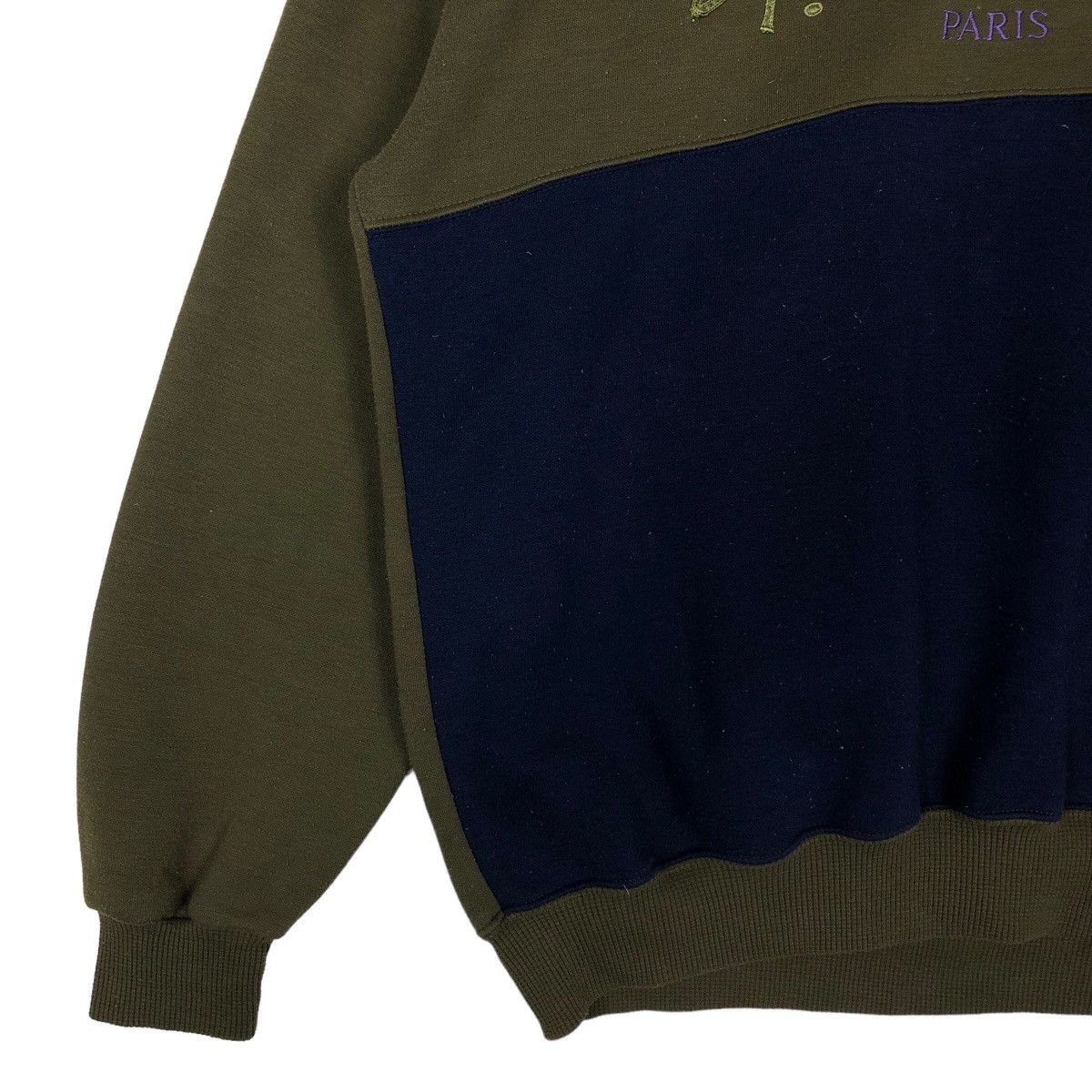 Japanese Brand 🔥90’s Vintage Andre Valentino Paris Sweatshirt Big Logo Size US L / EU 52-54 / 3 - 4 Thumbnail