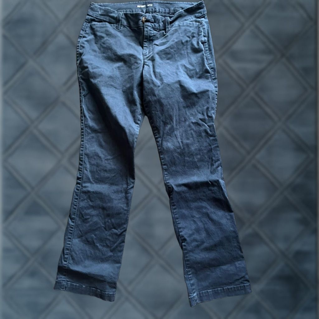Old Navy Old Navy Women's Pants 4P Petite Blue Bootcut Cotton Stretch 29in Inseam Chino Size 27" / US 4 / IT 40 - 1 Thumbnail