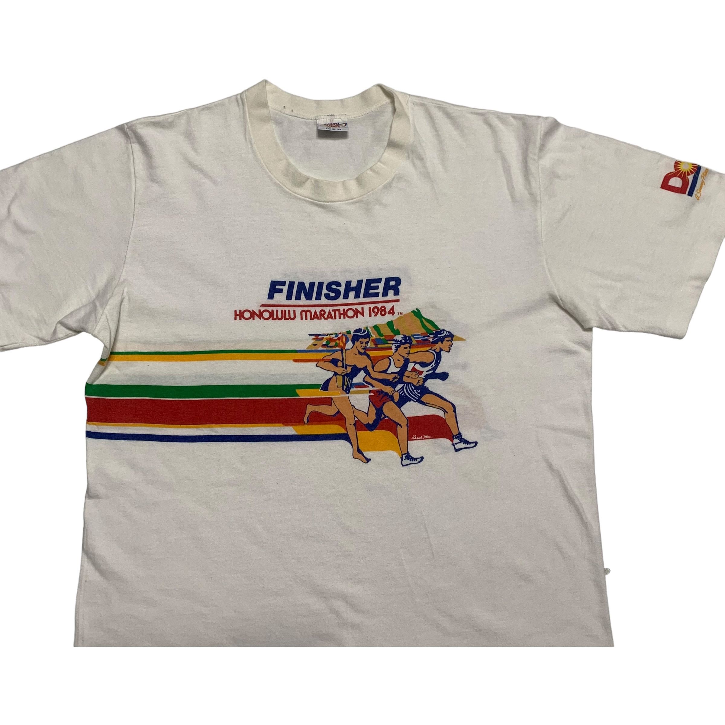 Vintage Vintage Honolulu Marathon 1984 Tee Size US M / EU 48-50 / 2 - 3 Thumbnail
