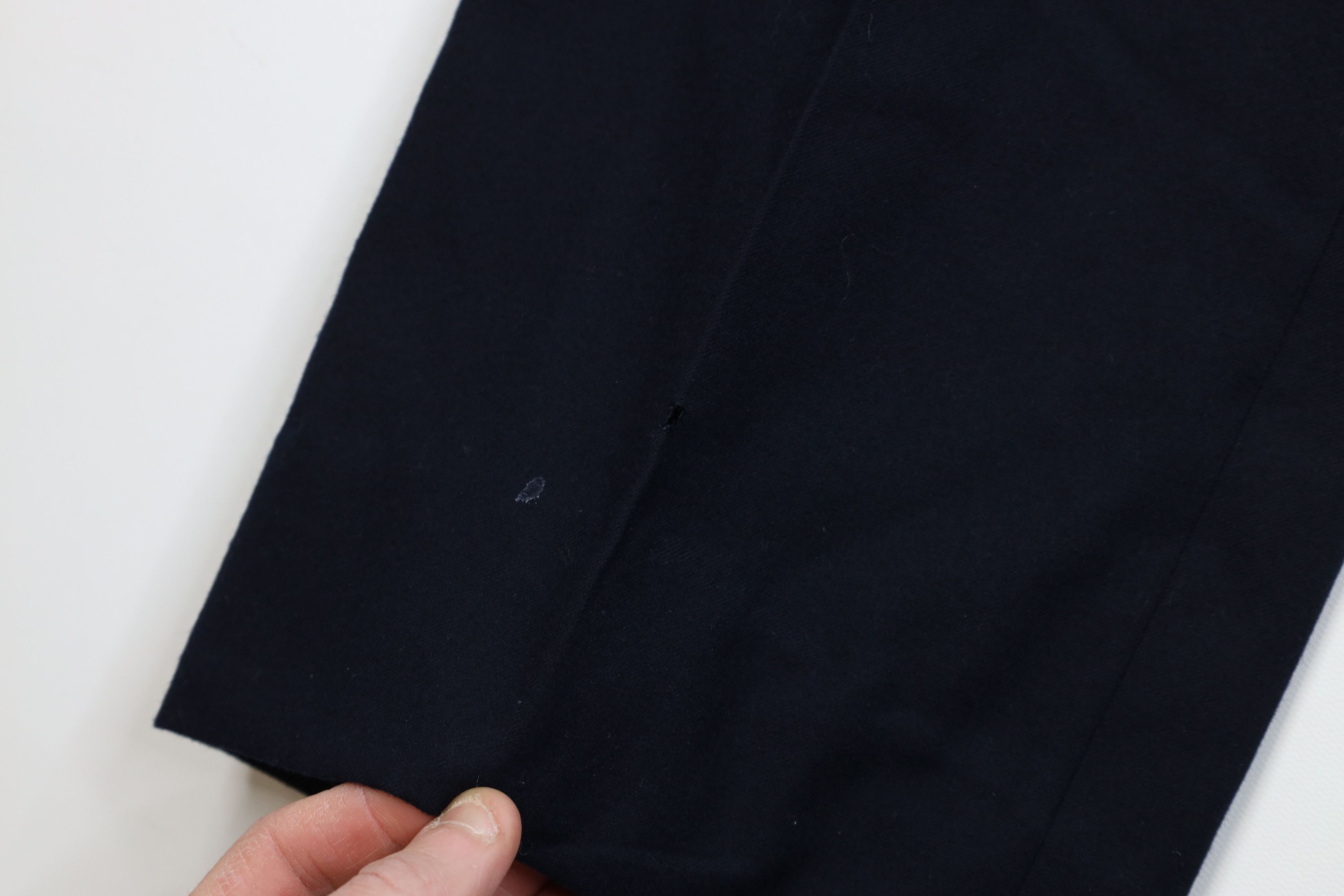 Vintage Vintage 70s Streetwear Heavy Wool Knit Wide Leg Chino Pants Size US 36 / EU 52 - 6 Thumbnail