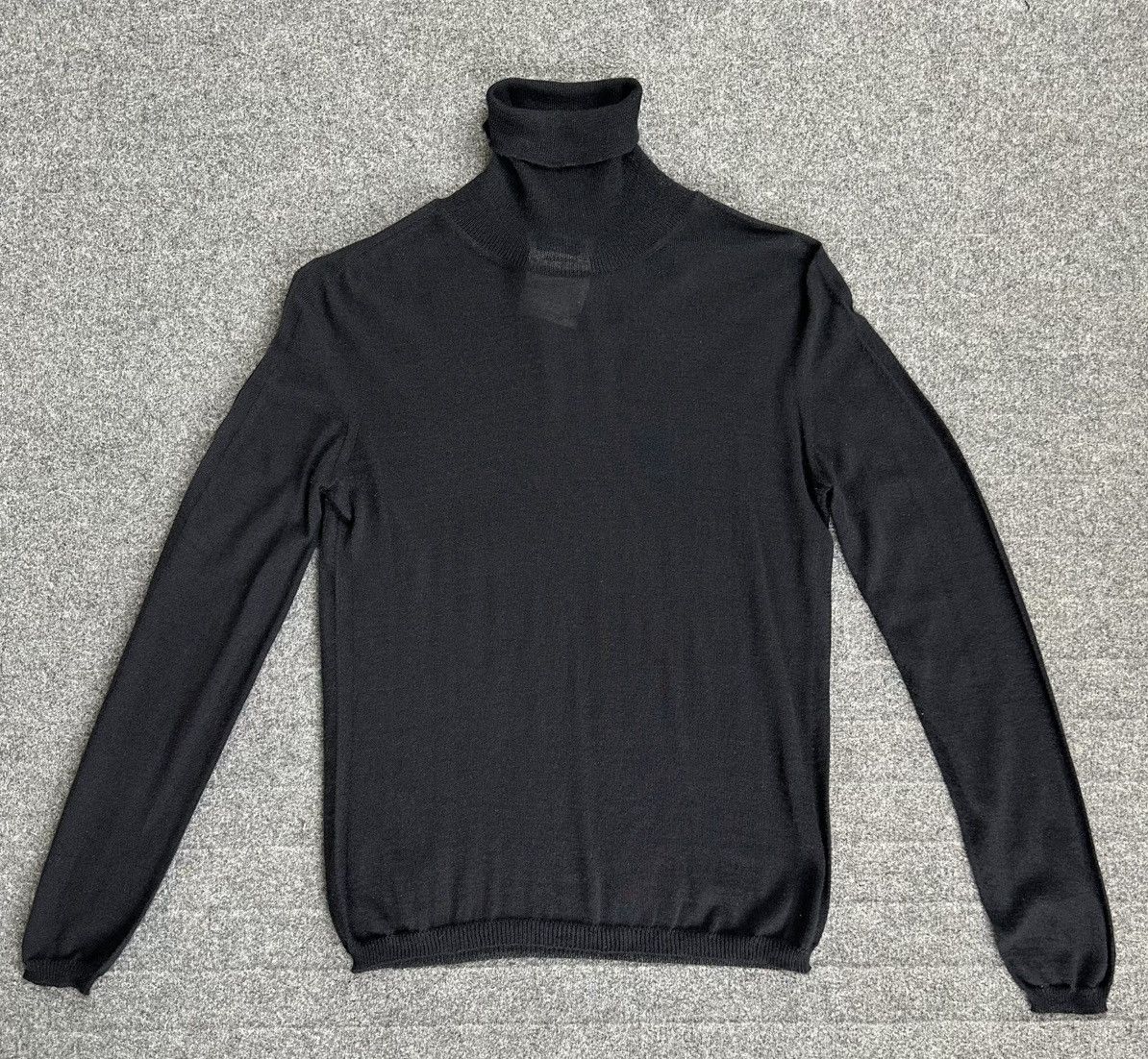 Jil Sander Jil Sander - 2000’s Cashmere Turtle Neck Sweater - Black Size XS / US 0-2 / IT 36-38 - 1 Thumbnail